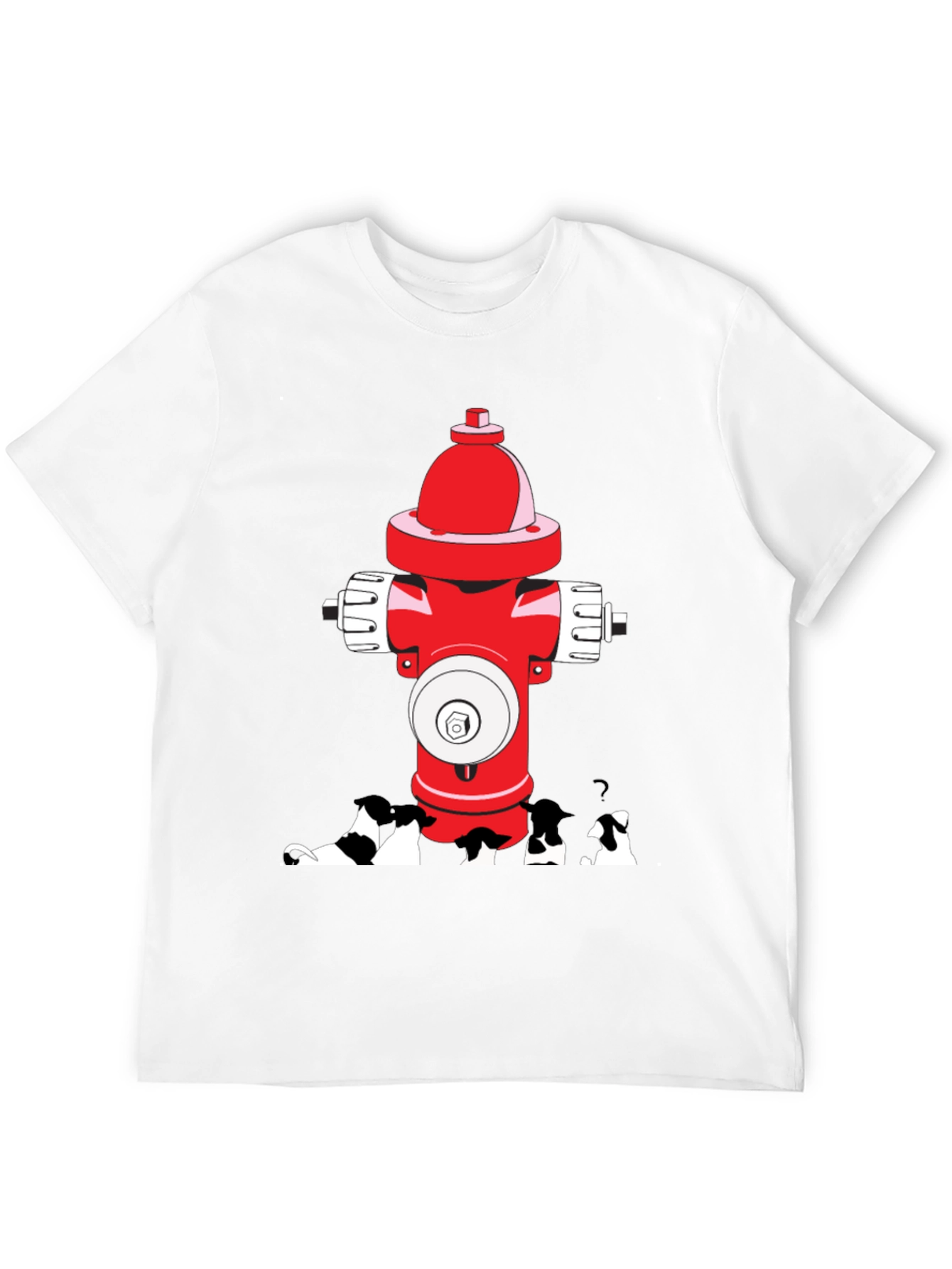 Black Dog Peeing on Fire Hydrant Graphic Tee view 12