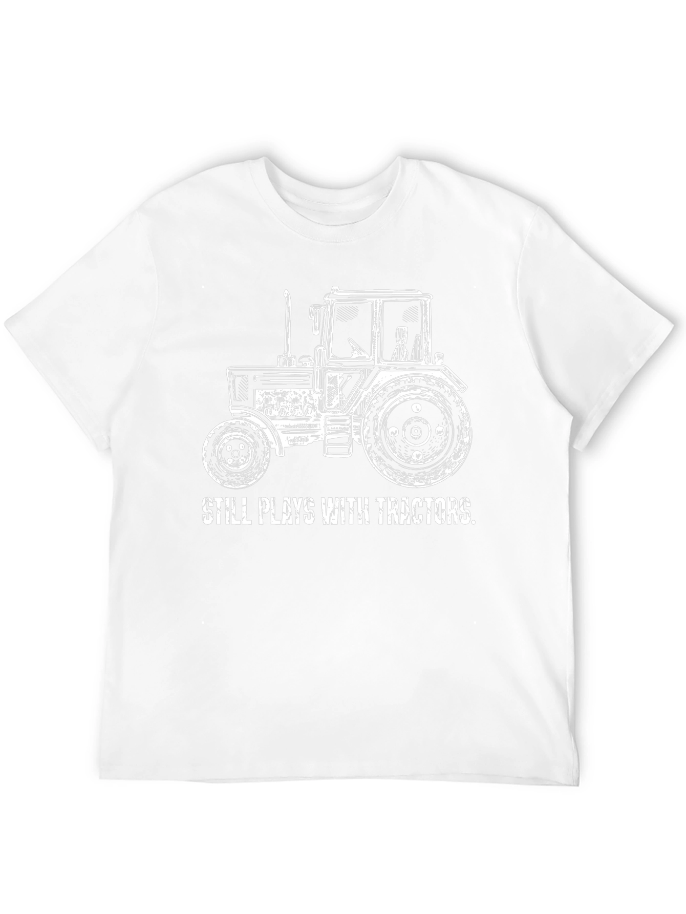 Black Still Plays with Tractors Graphic Tee view 12