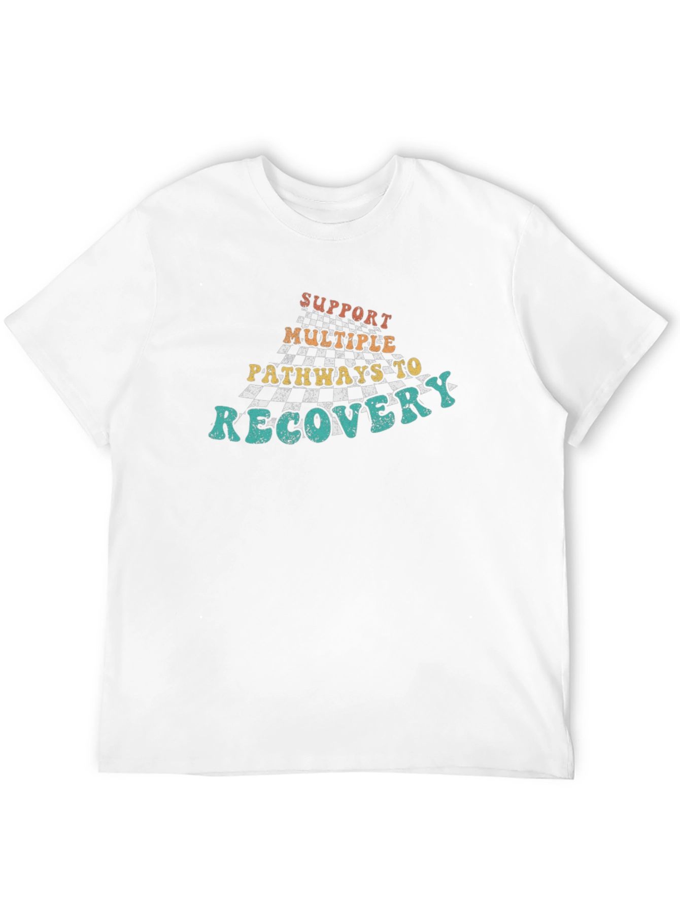 Black Support Multiple Pathways to Recovery Tee view 12