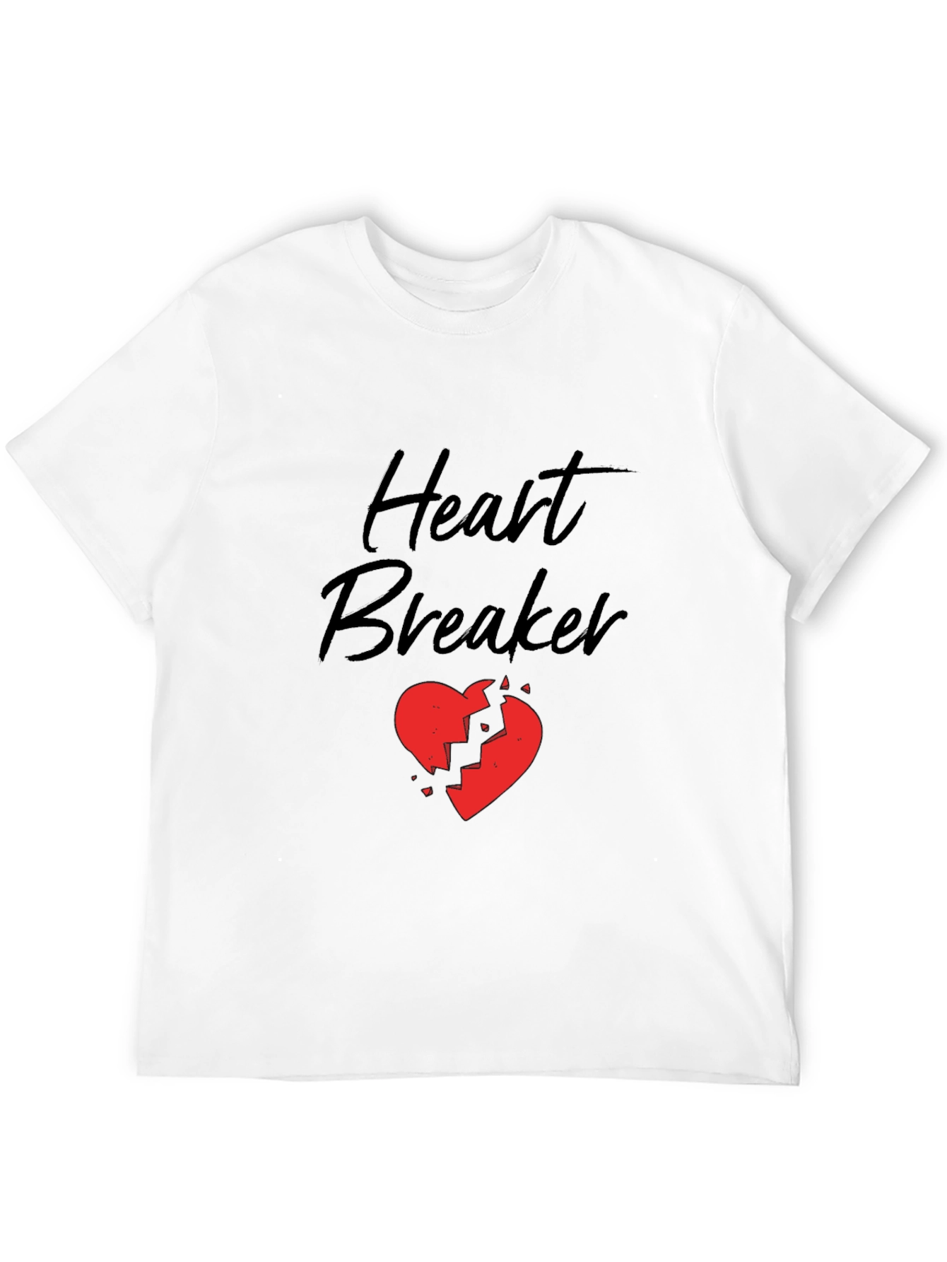 Black Heart Breaker Graphic Tee - Black view 12
