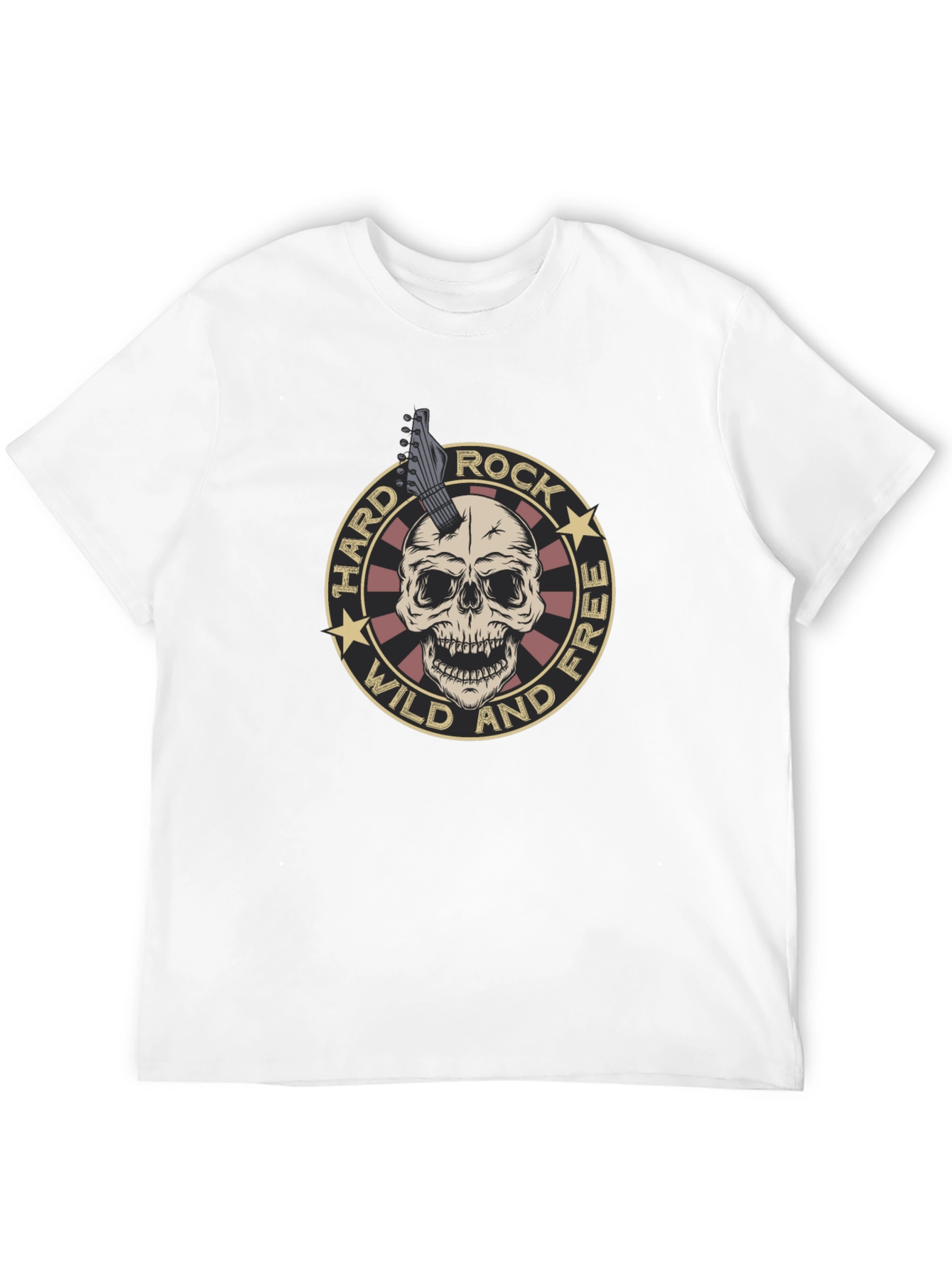 Black Hard Rock Skull Graphic Tee - Wild & Free view 12
