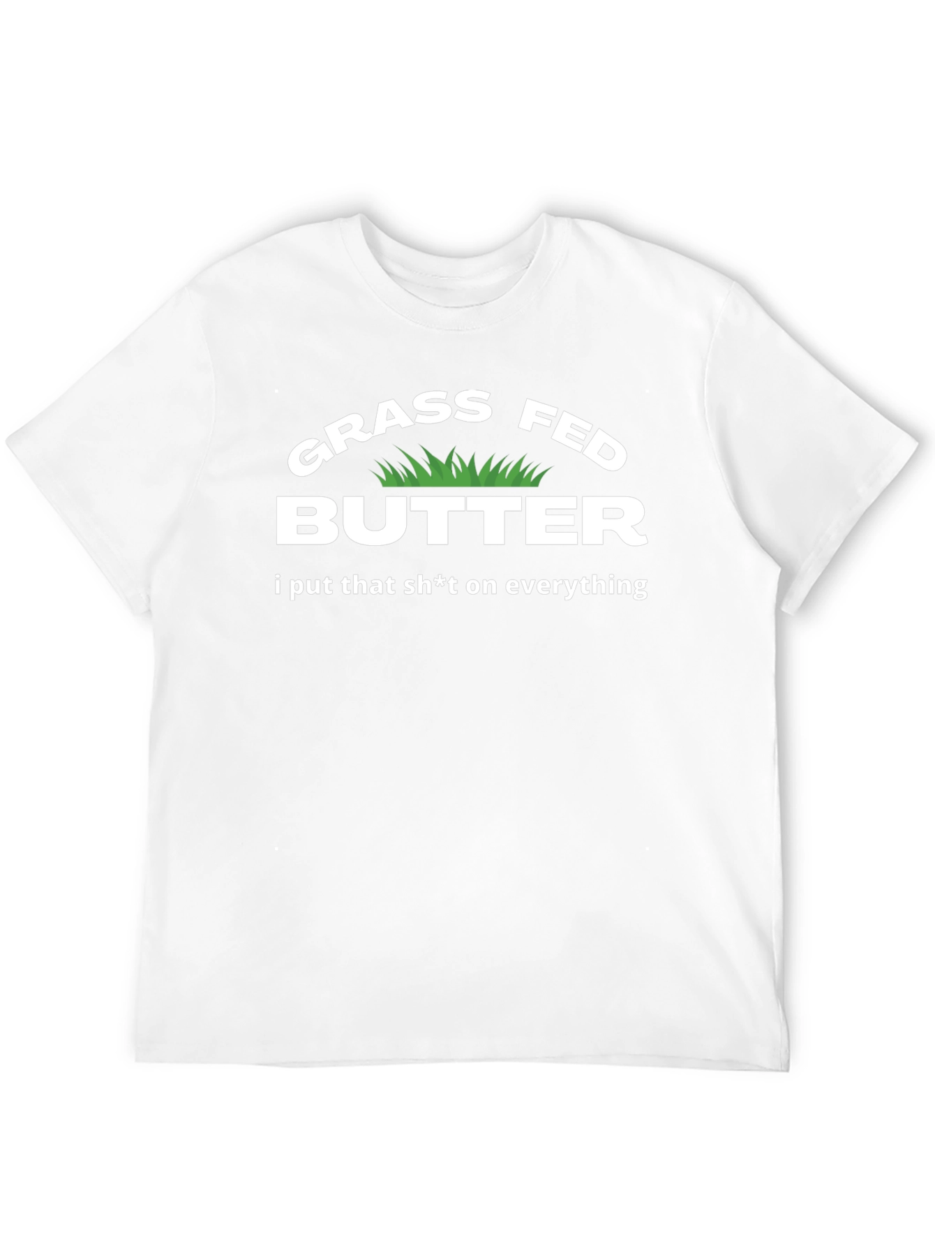 Black Grass Fed Butter T-Shirt - Funny Foodie Tee view 12