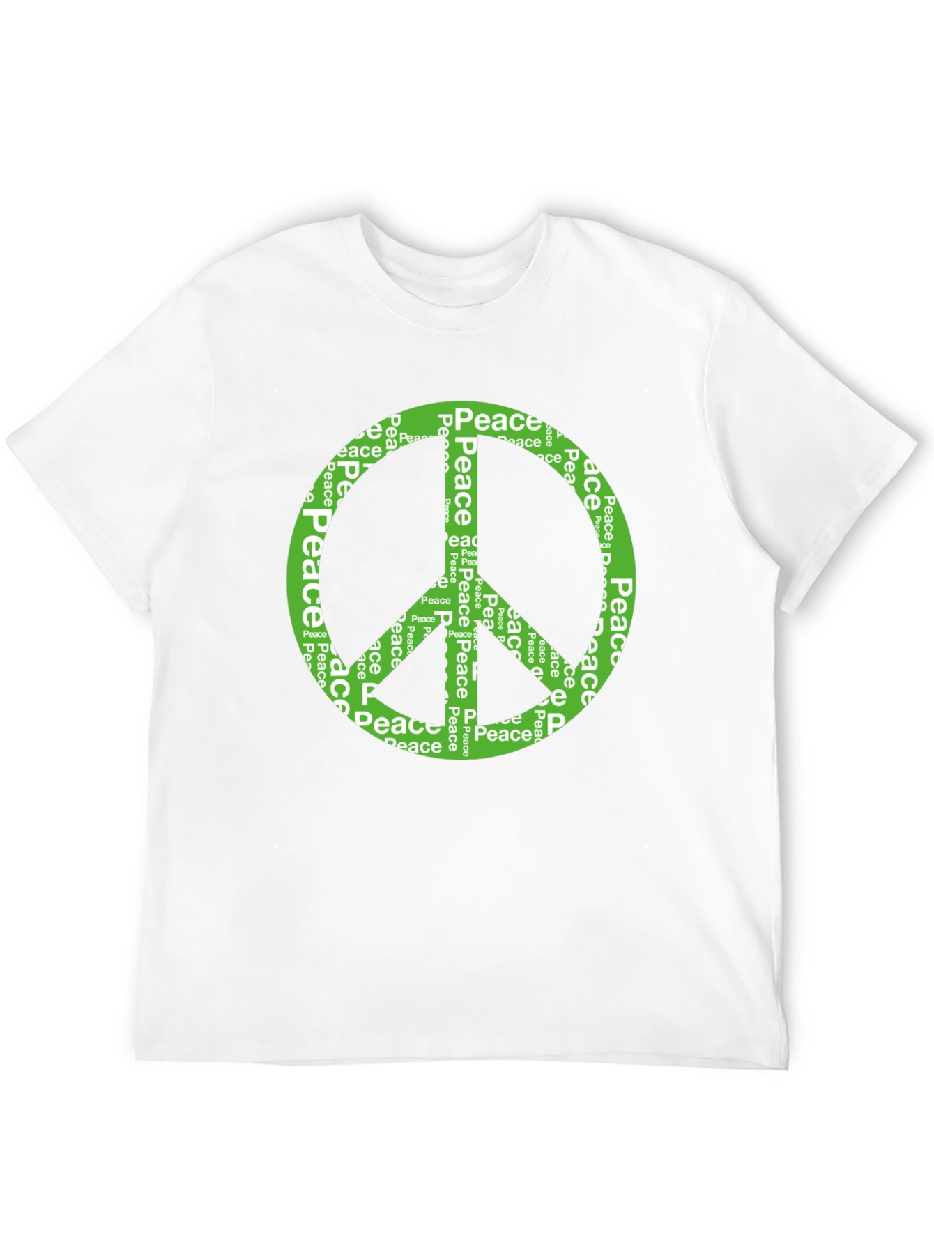 Black Peace Sign Graphic Tee - Black view 12