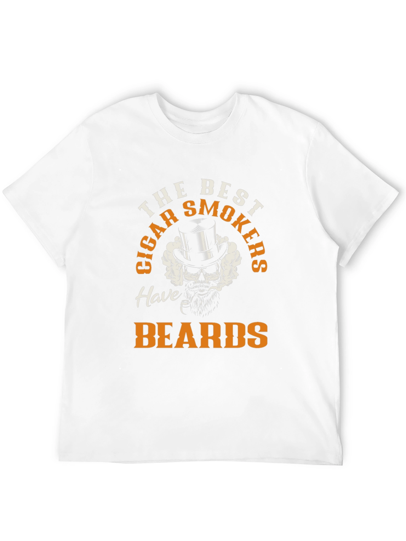 Black Cigar Smokers with Beards T-Shirt view 12