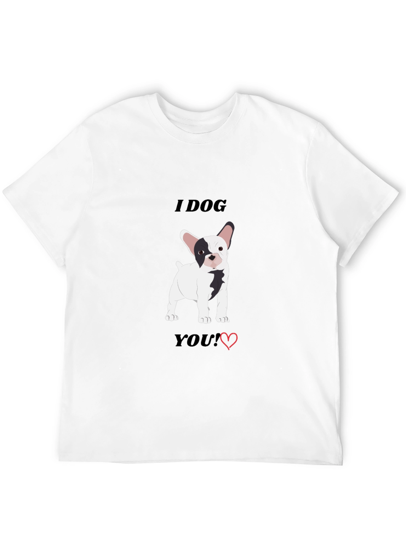 Black I Dog You! Dog Lover's T-Shirt view 12