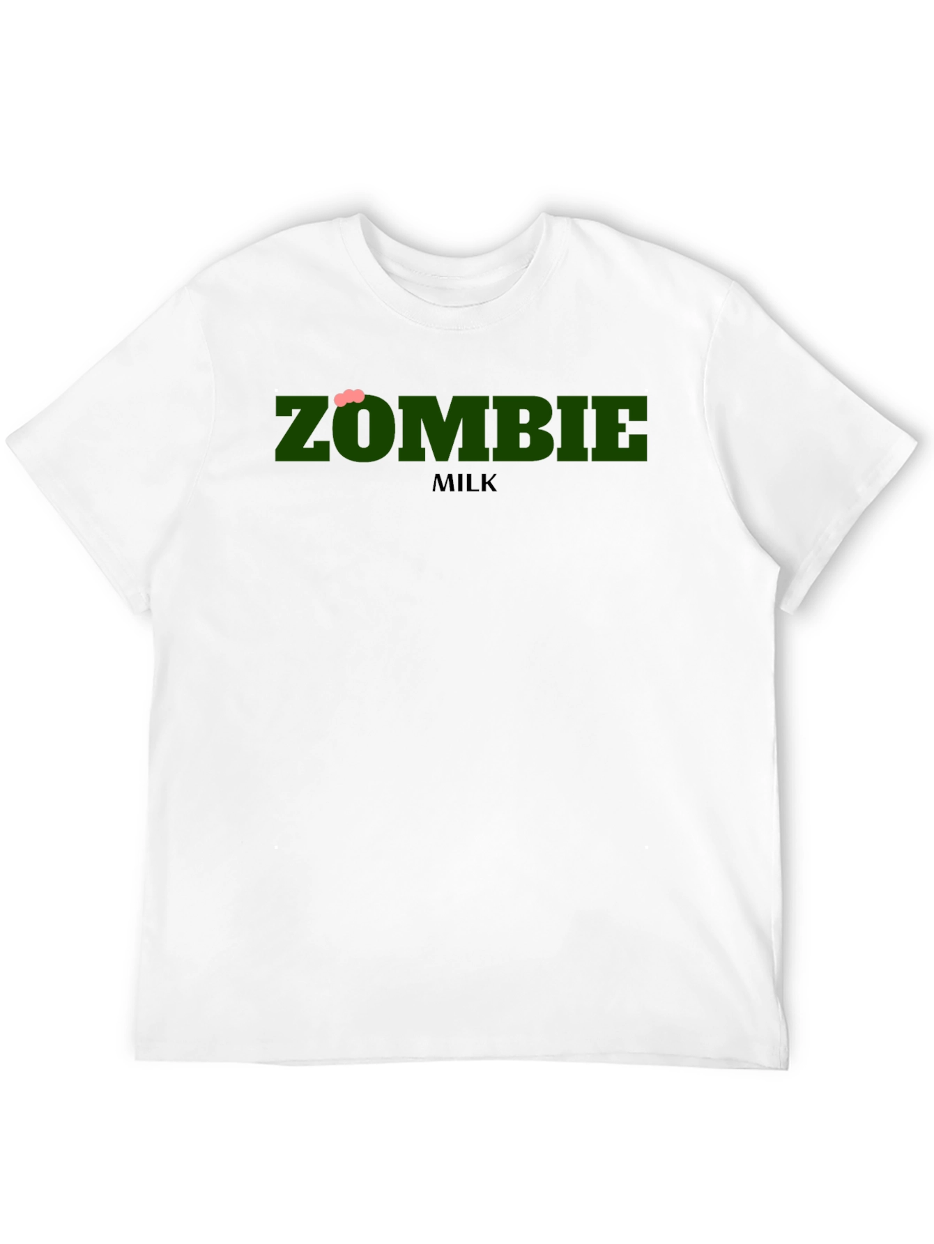 Black Zombie Milk T-Shirt - Unique Graphic Tee view 12