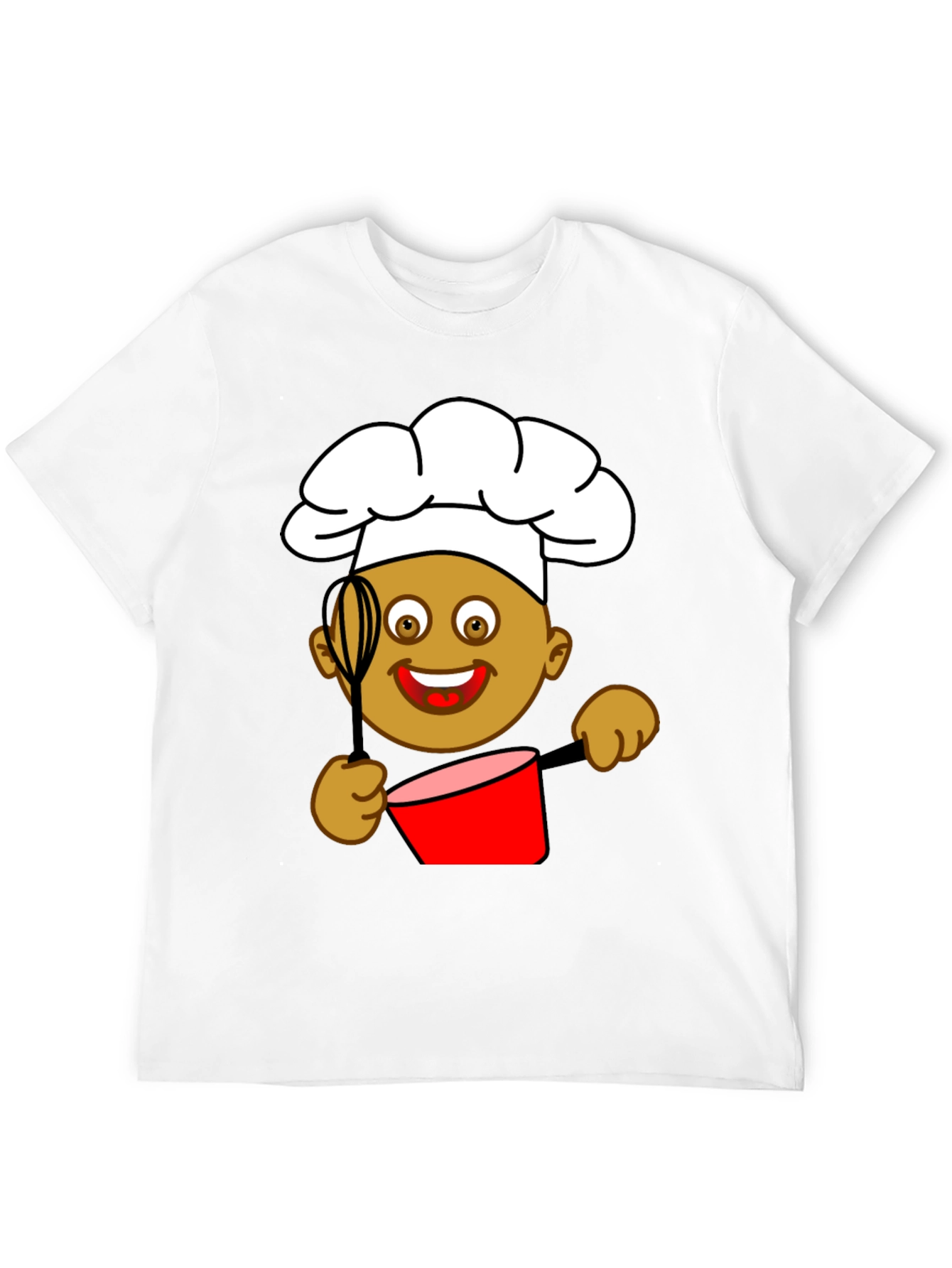 Black Chef Cartoon Graphic Tee view 12