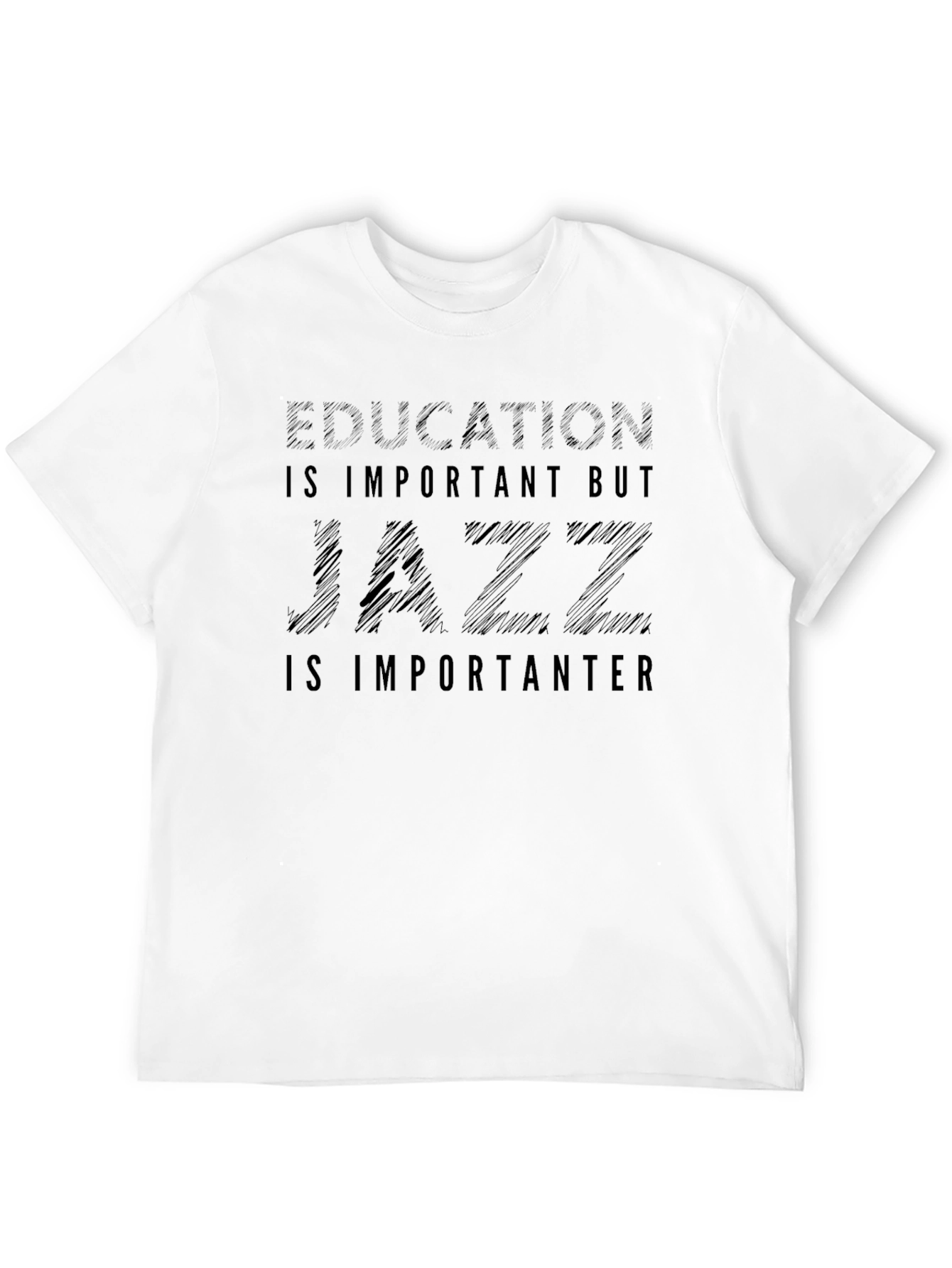 Black Jazz is Importanter T-Shirt - Black view 12