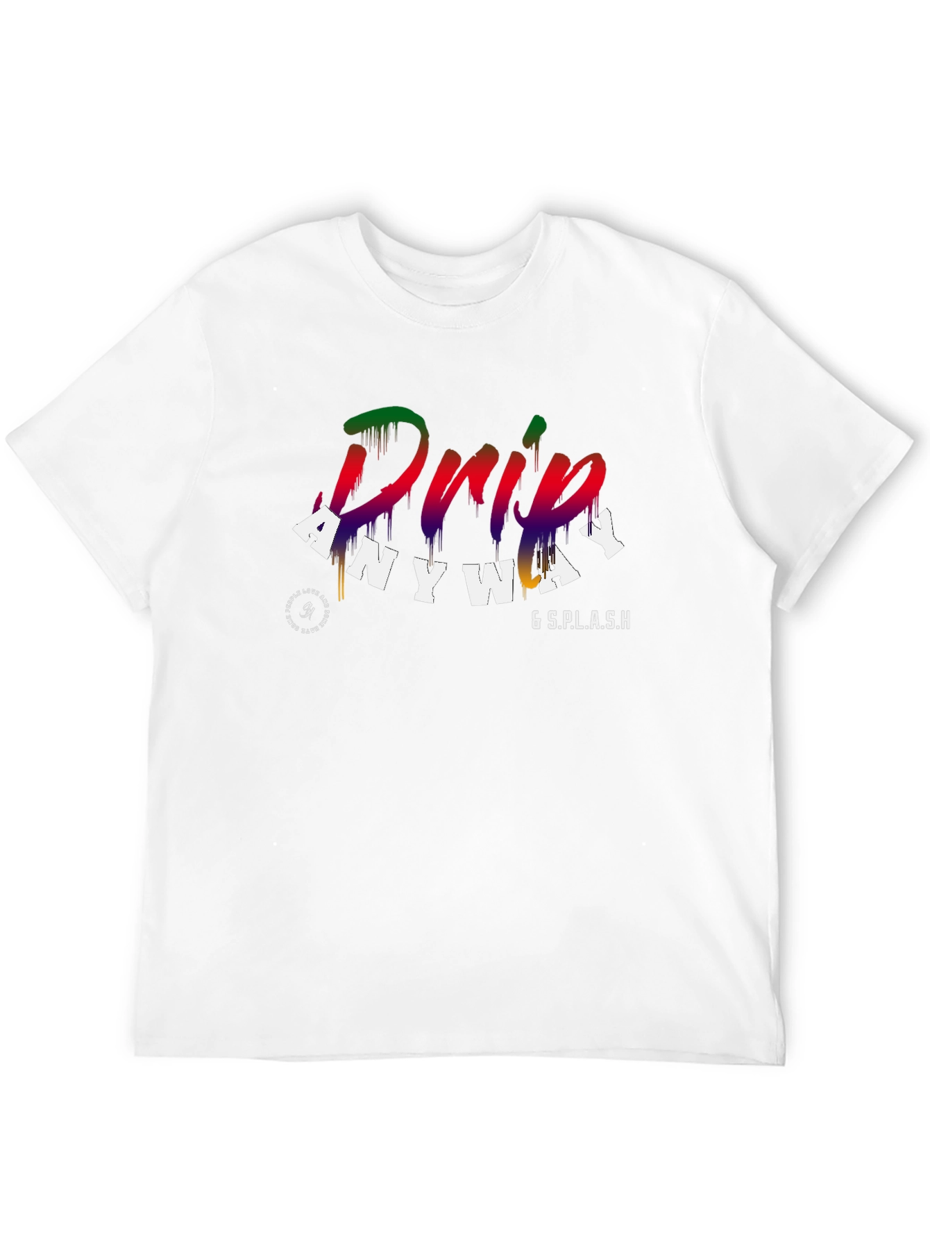 Black Drip Anyway Graphic T-Shirt view 12