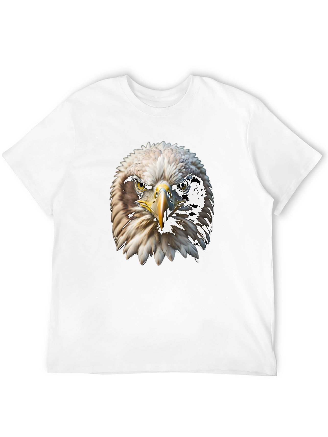 Black Eagle Graphic Tee - Bold Bird of Prey Design view 12