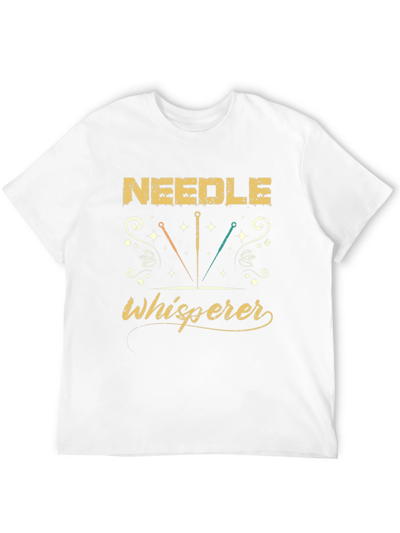 Black Needle Whisperer Black T-Shirt view 12