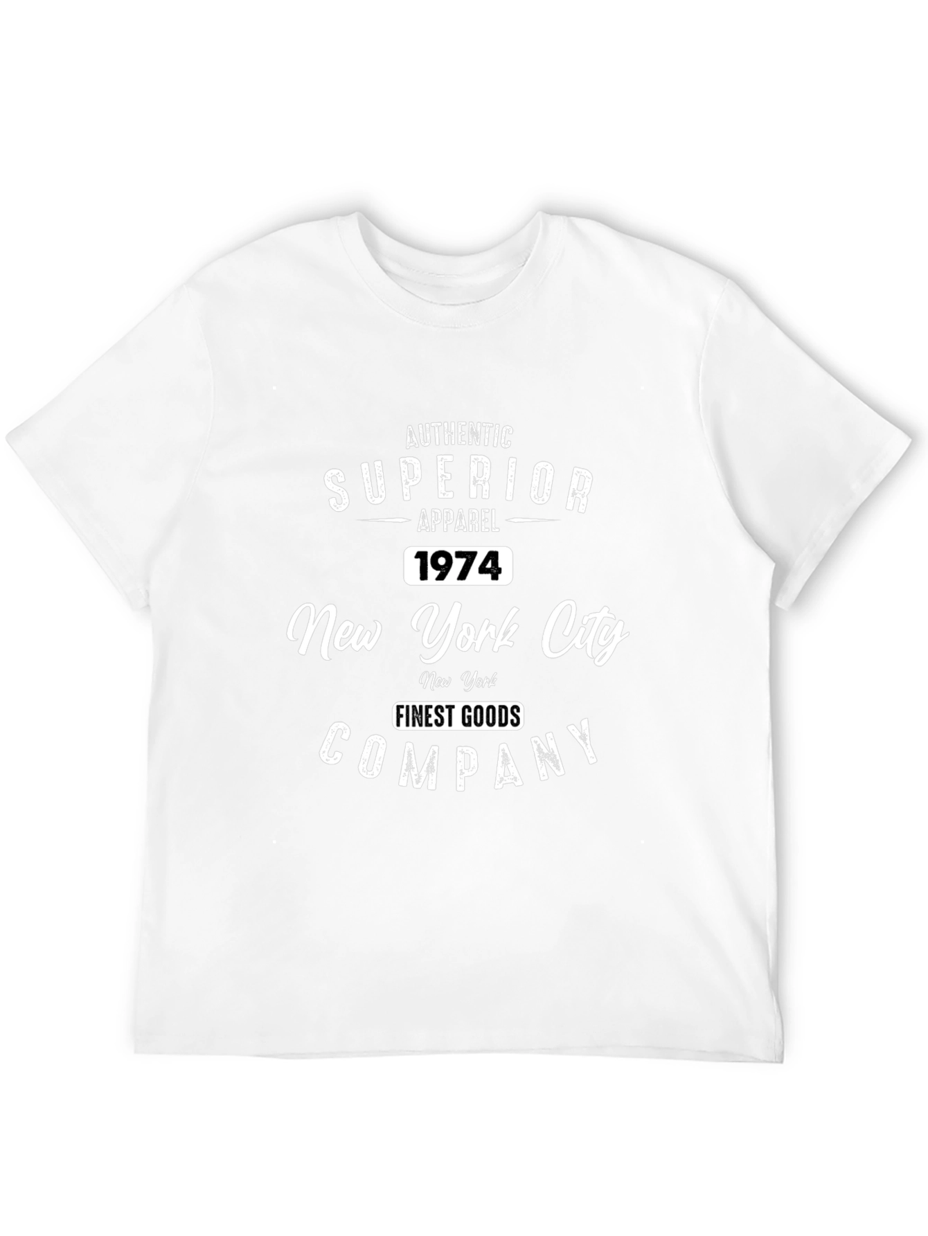 Black Superior Apparel 1974 New York City T-Shirt view 12