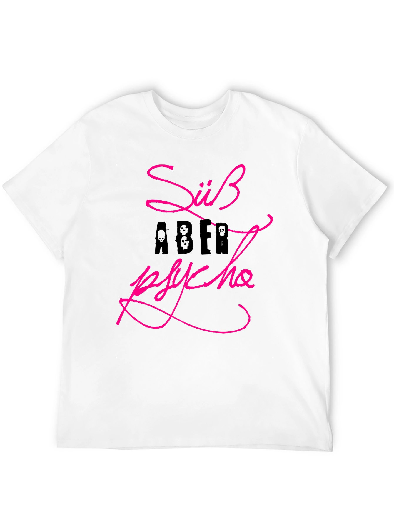 Black Süß Aber Psycho Graphic Tee view 12