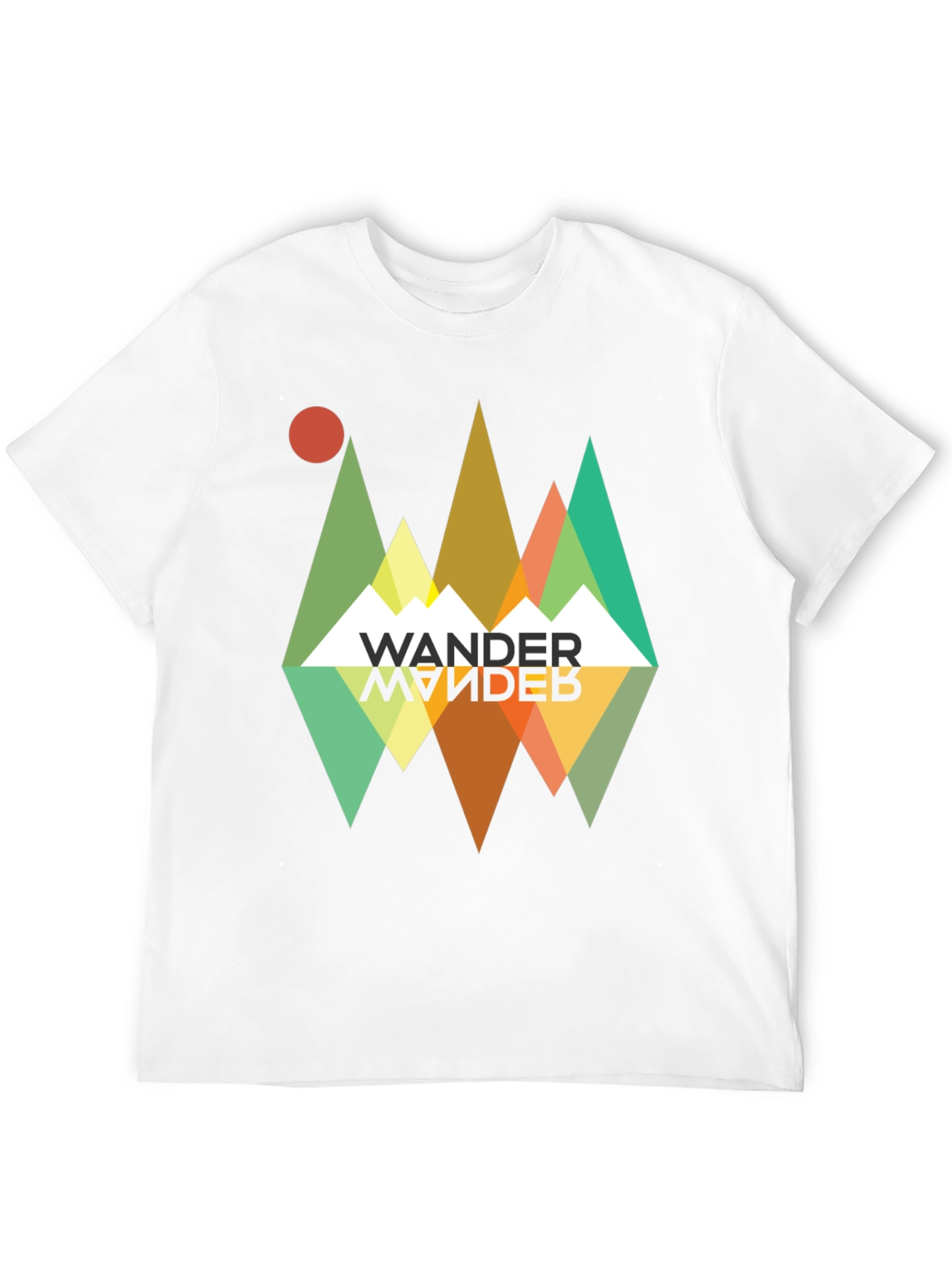 Black Wander Graphic Tee - Retro Mountain Adventure view 12