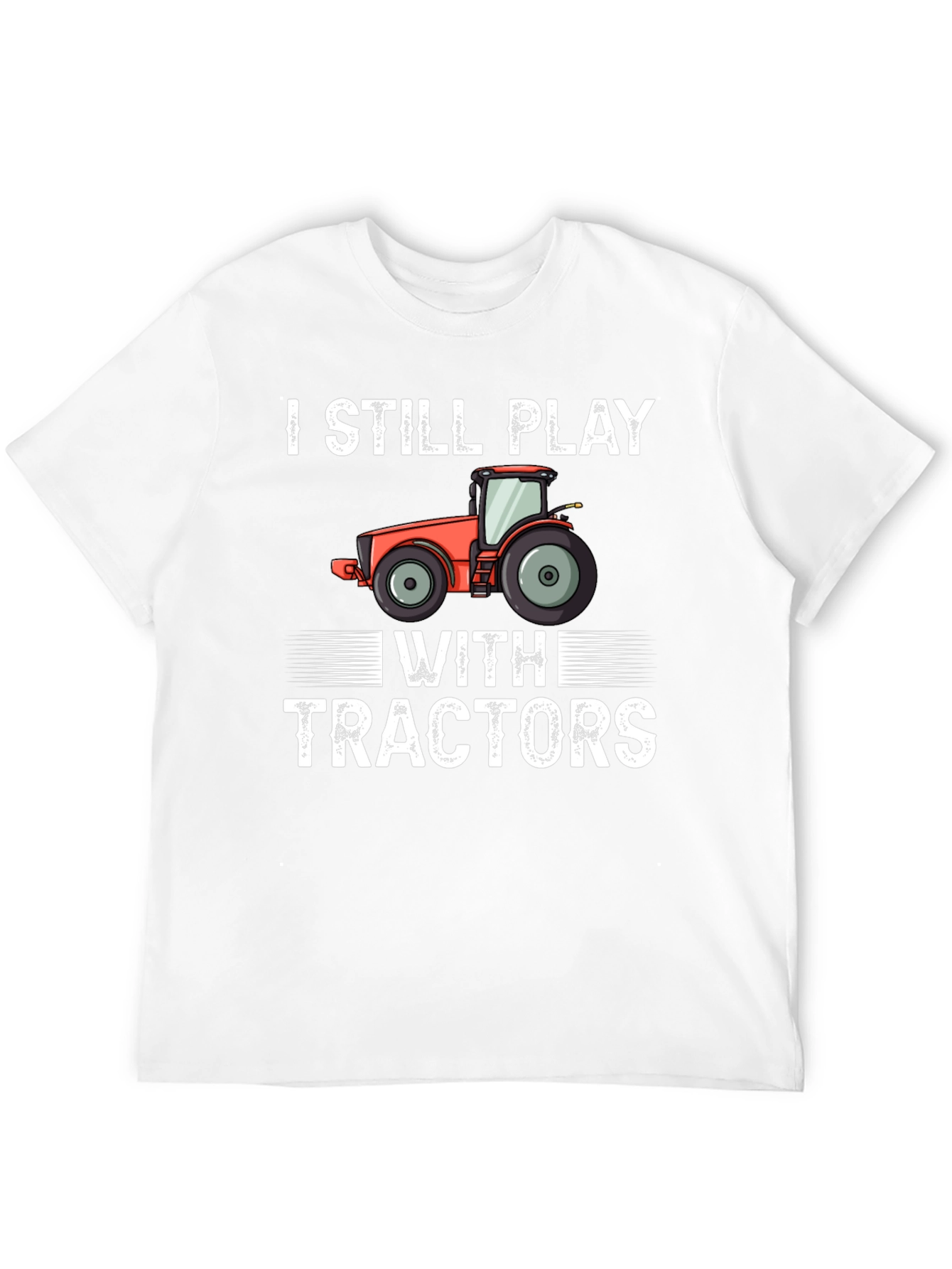 Black I Still Play With Tractors Graphic Tee view 12