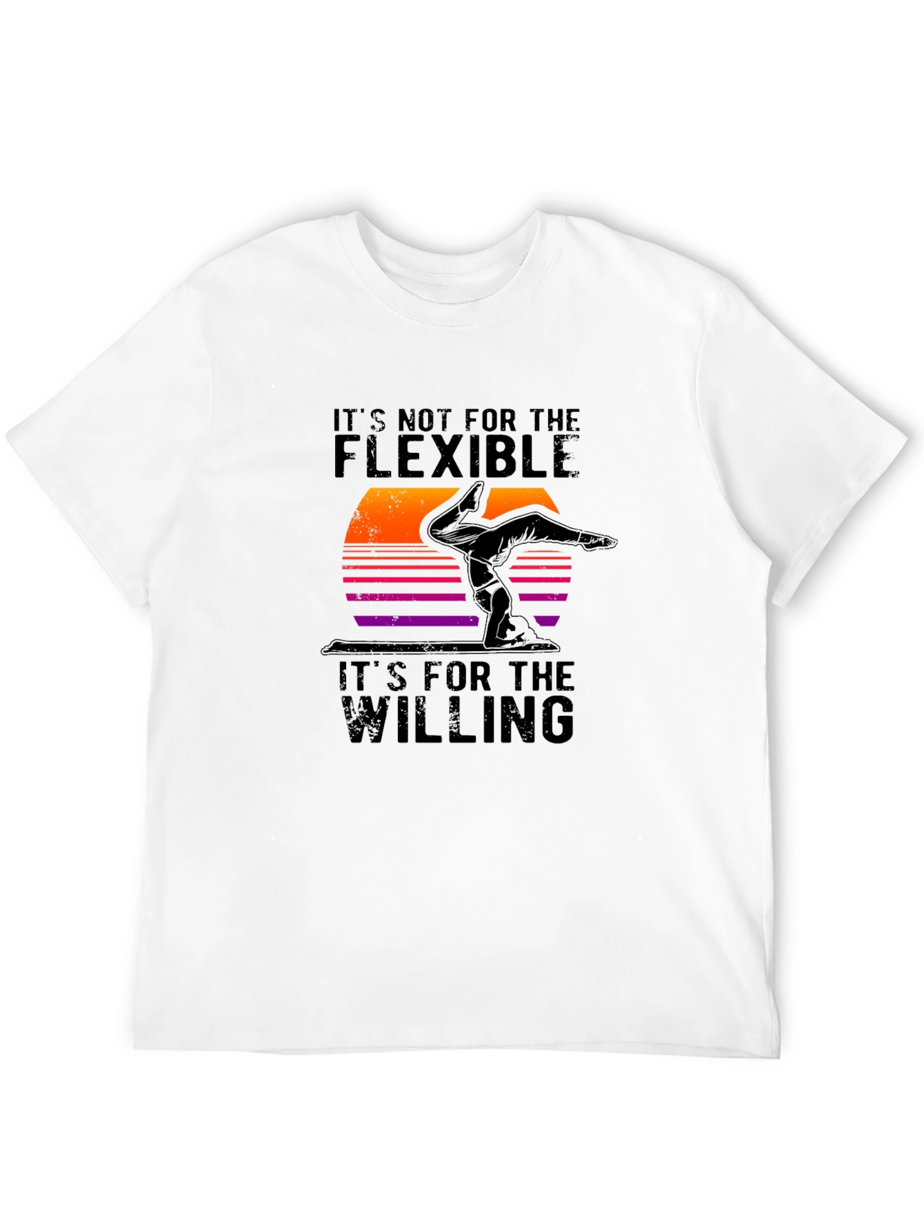 Black Flexible to Willing Retro Graphic Tee view 12