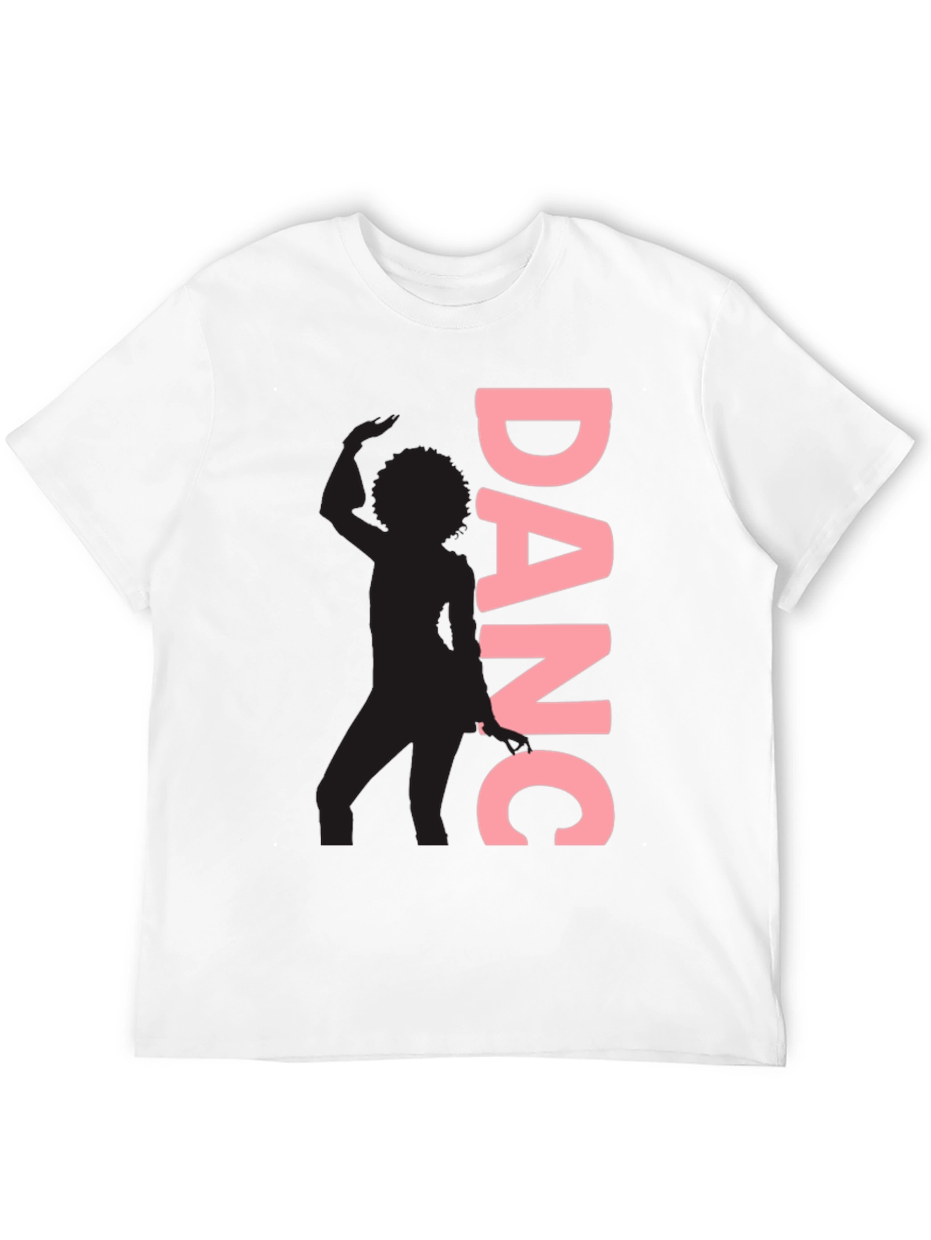 Black Dance Silhouette T-Shirt - Stylish & Trendy Black Tee view 12