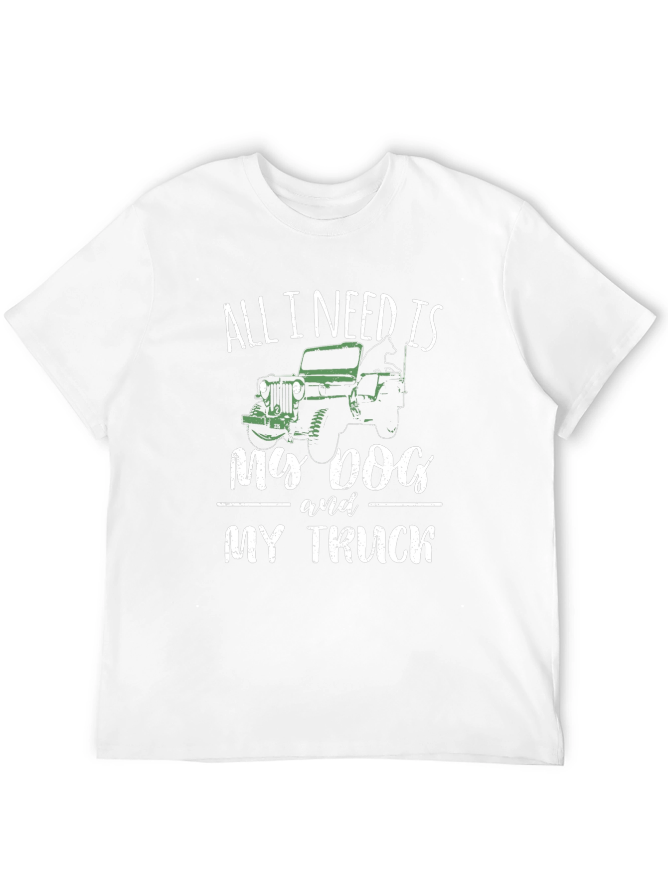 Black All I Need is My Dog & Truck T-Shirt view 12