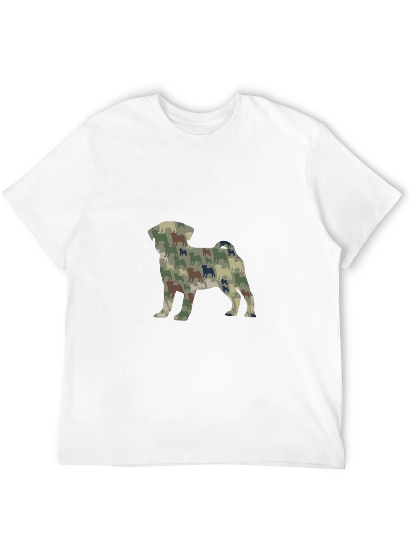 Black Dog Camo Print Black T-Shirt view 12