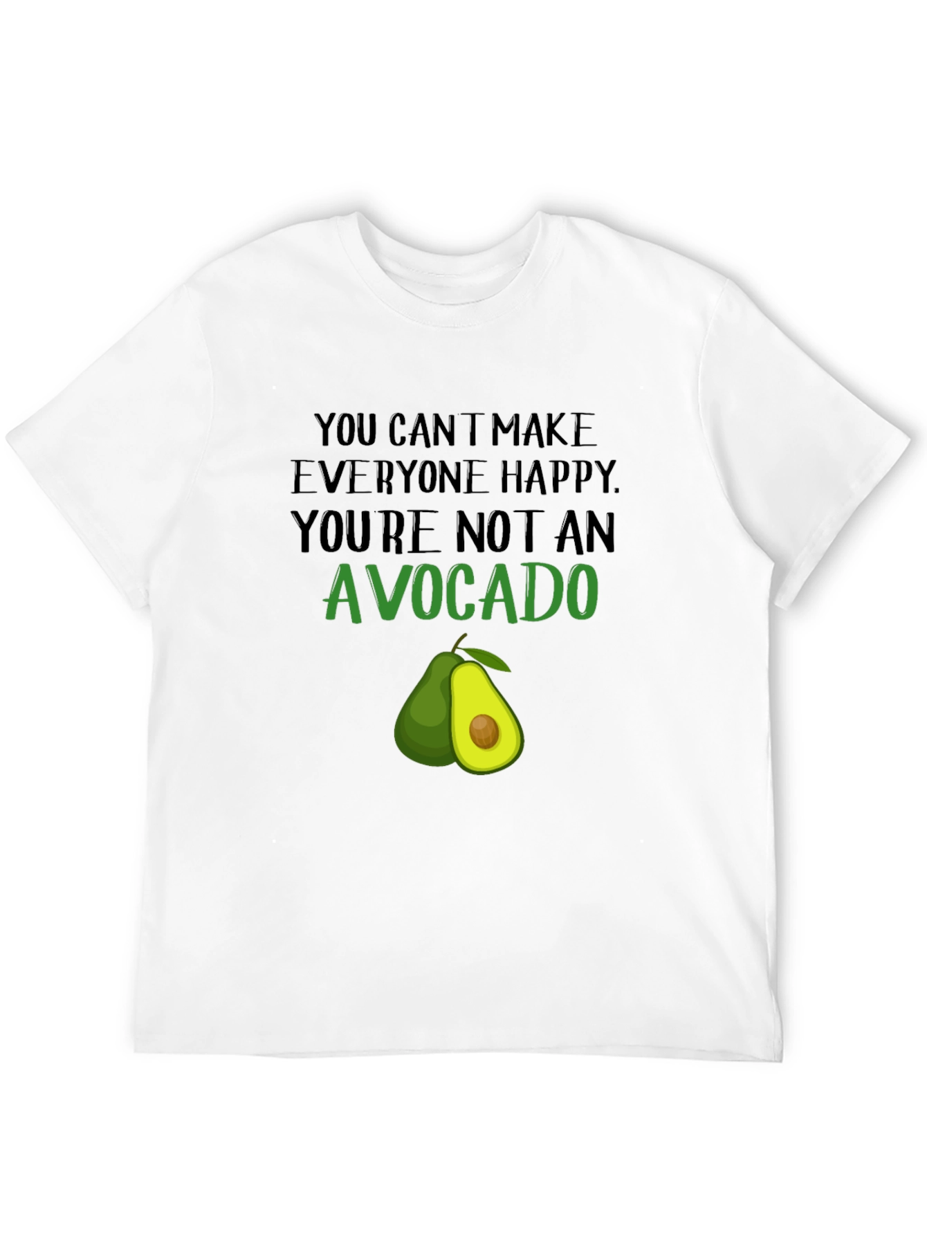 Black Avocado Graphic Tee - Funny Sarcastic T-Shirt view 12