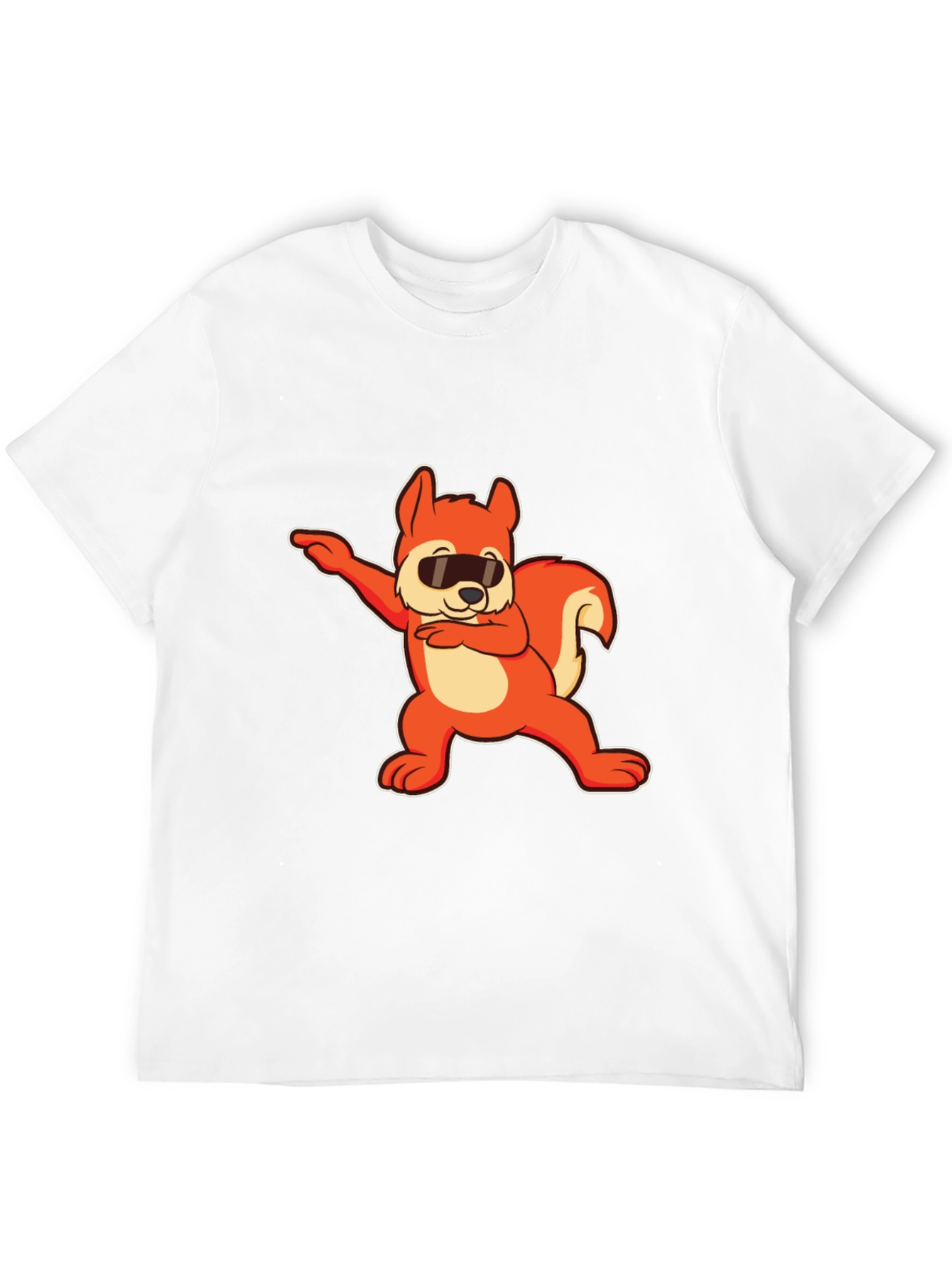 Black Dabbing Squirrel Graphic Tee - Cool & Fun view 12