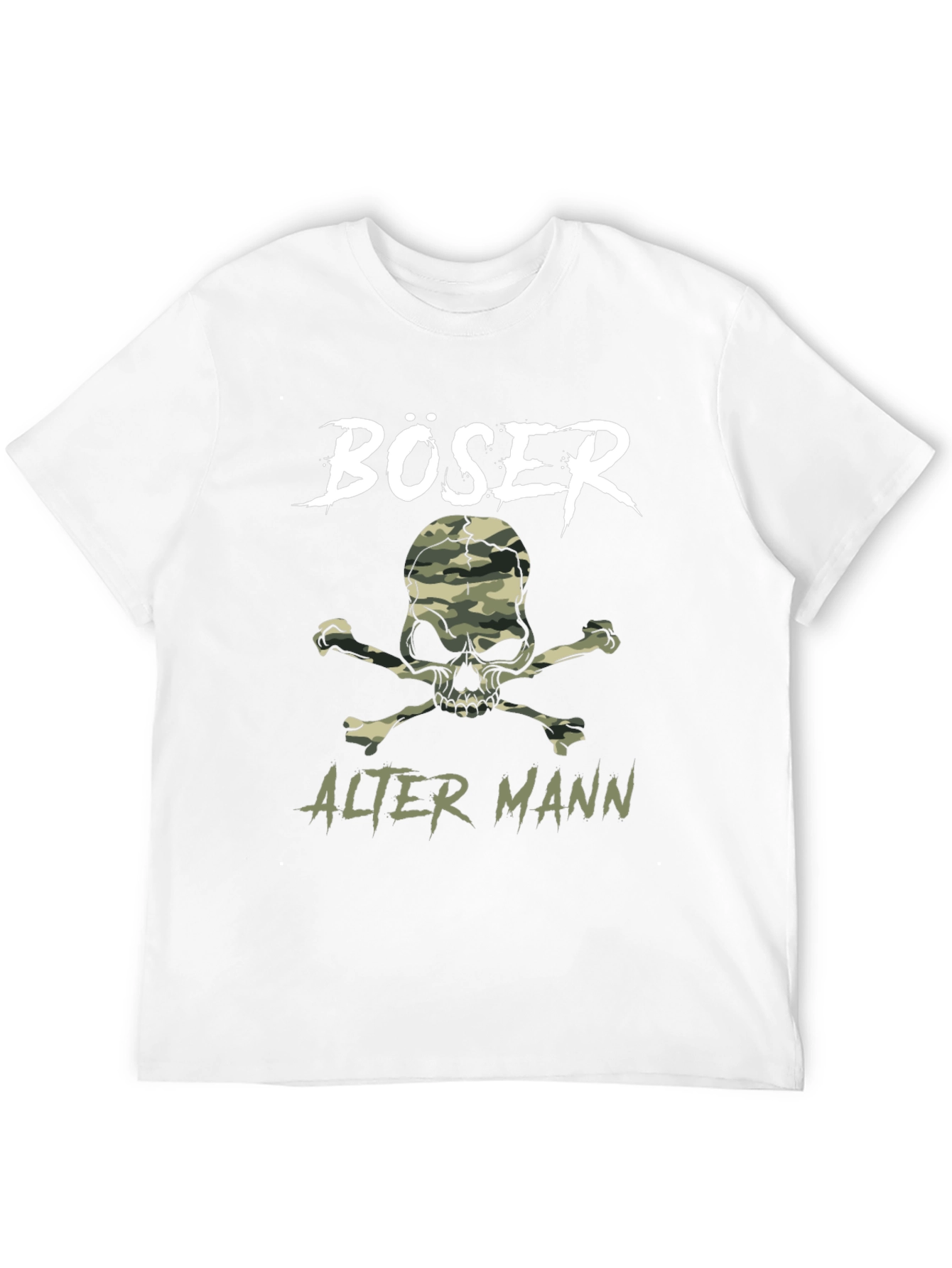 Black Böser Alter Mann T-Shirt view 12
