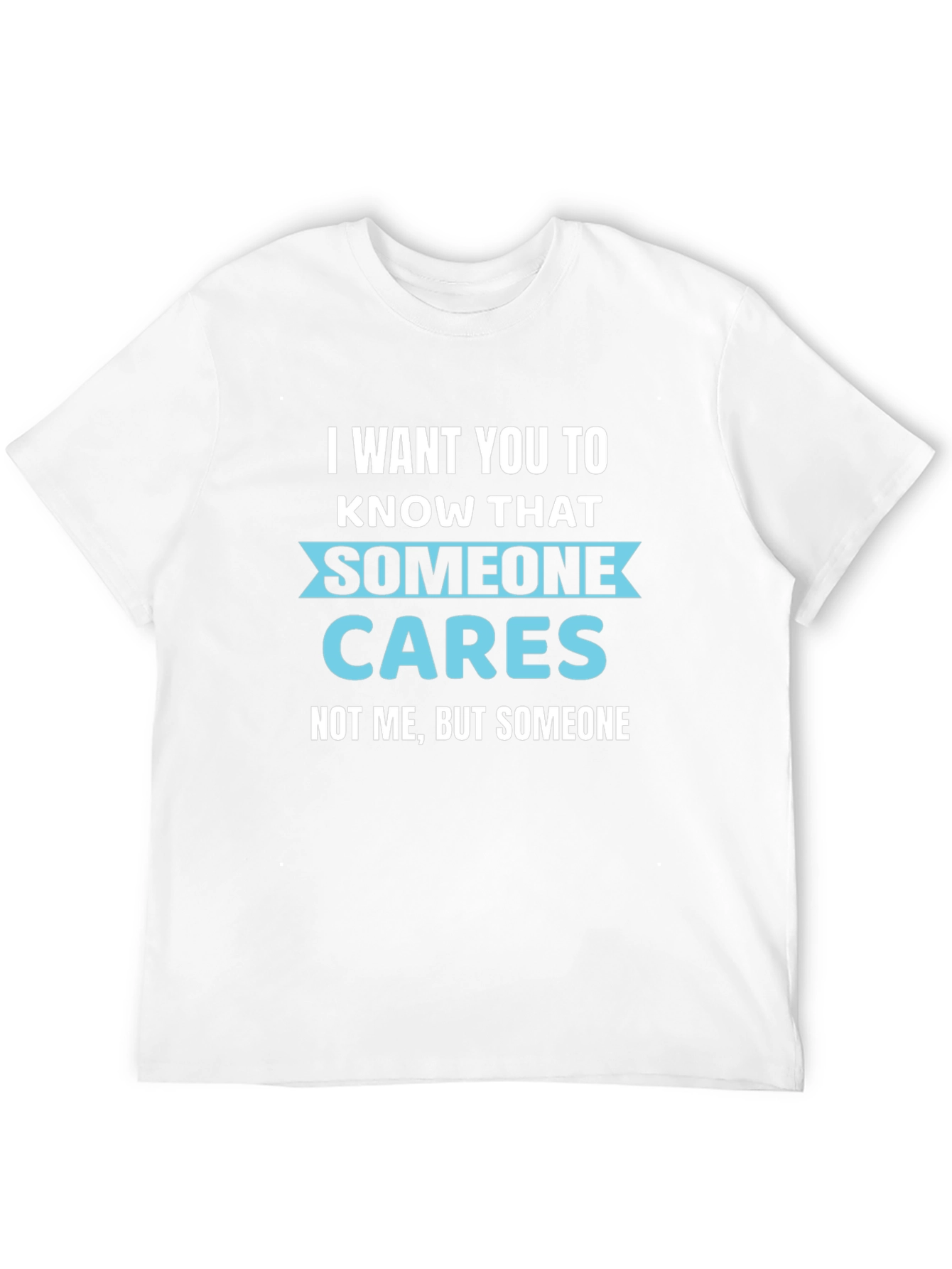 Black Funny Graphic Tee: Someone Cares - Not Me T-Shirt view 12