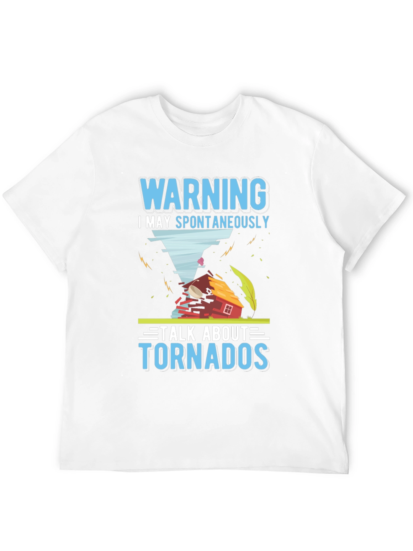Black Warning Tornadoes Graphic T-Shirt view 12
