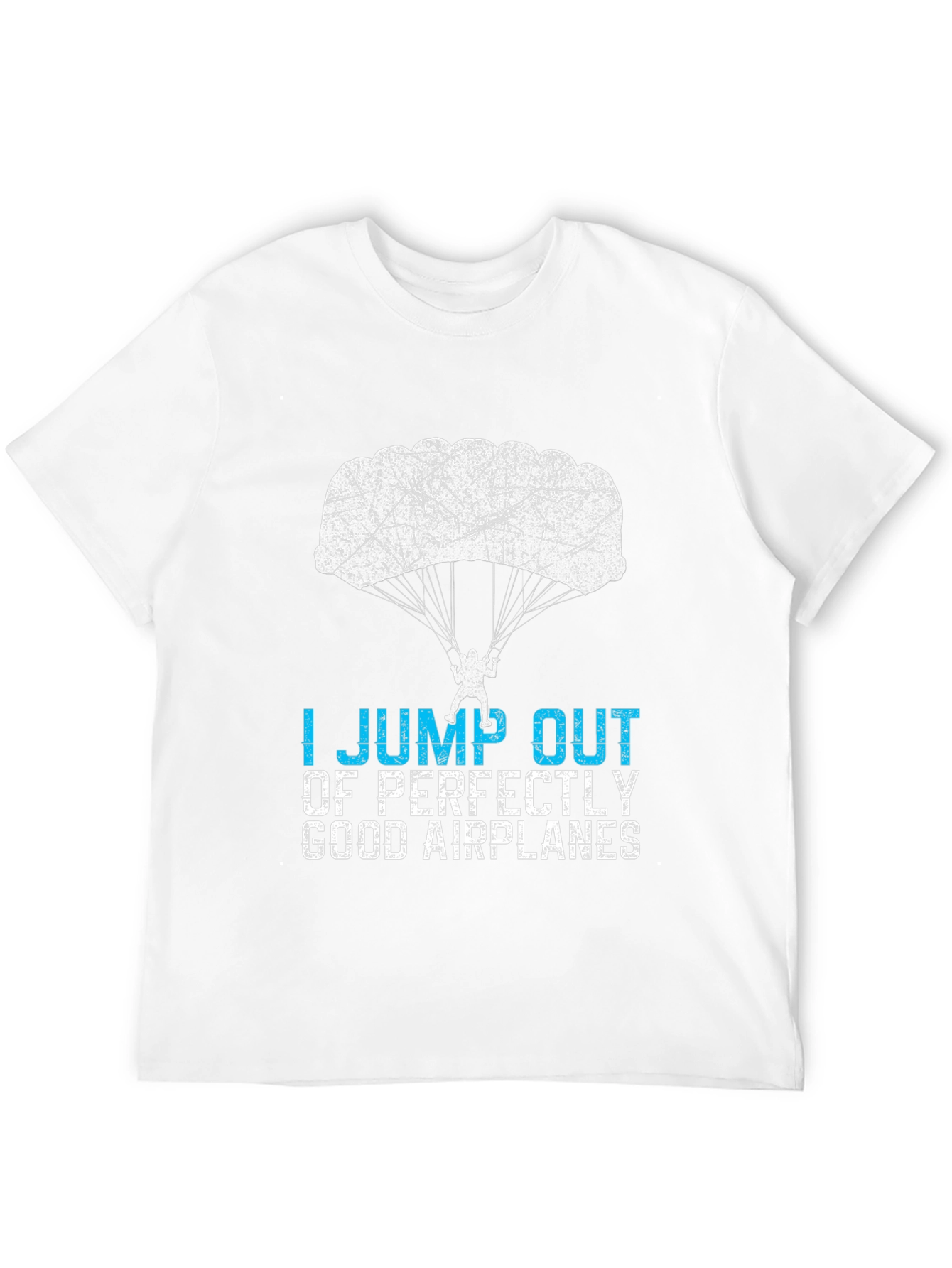 Black Skydiving T-Shirt - I Jump Out of Airplanes view 12