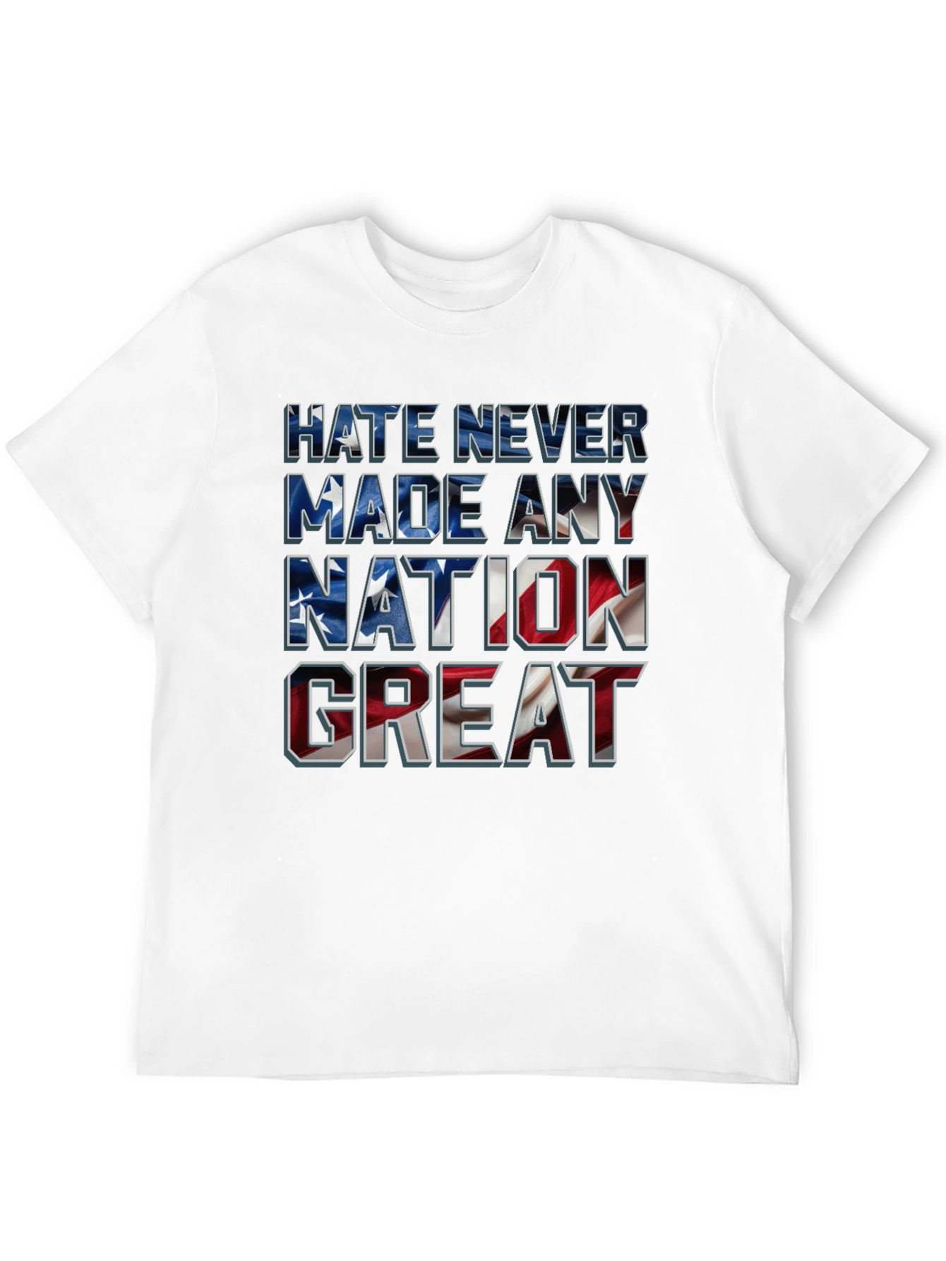 Black Hate Never Made Any Nation Great T-Shirt view 12