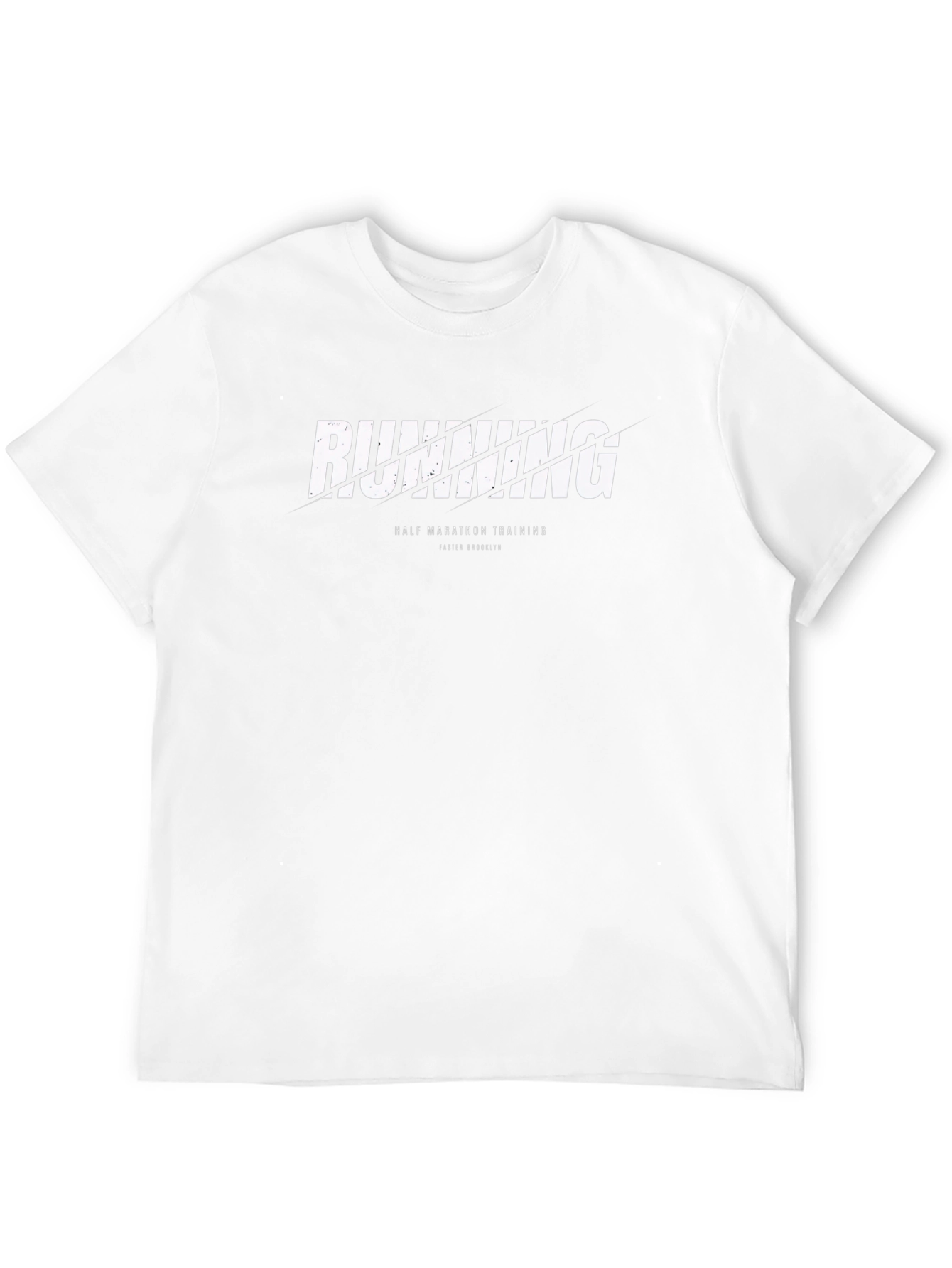 Black Running Half Marathon Training Tee - Black view 12