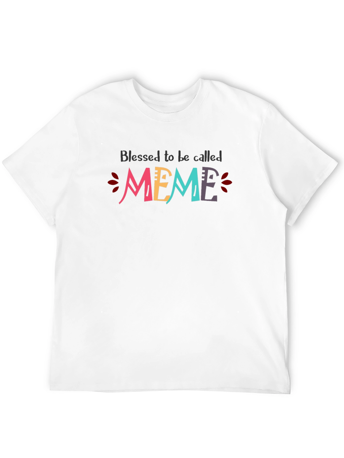 Black Blessed to be Called Meme T-Shirt - Black view 12