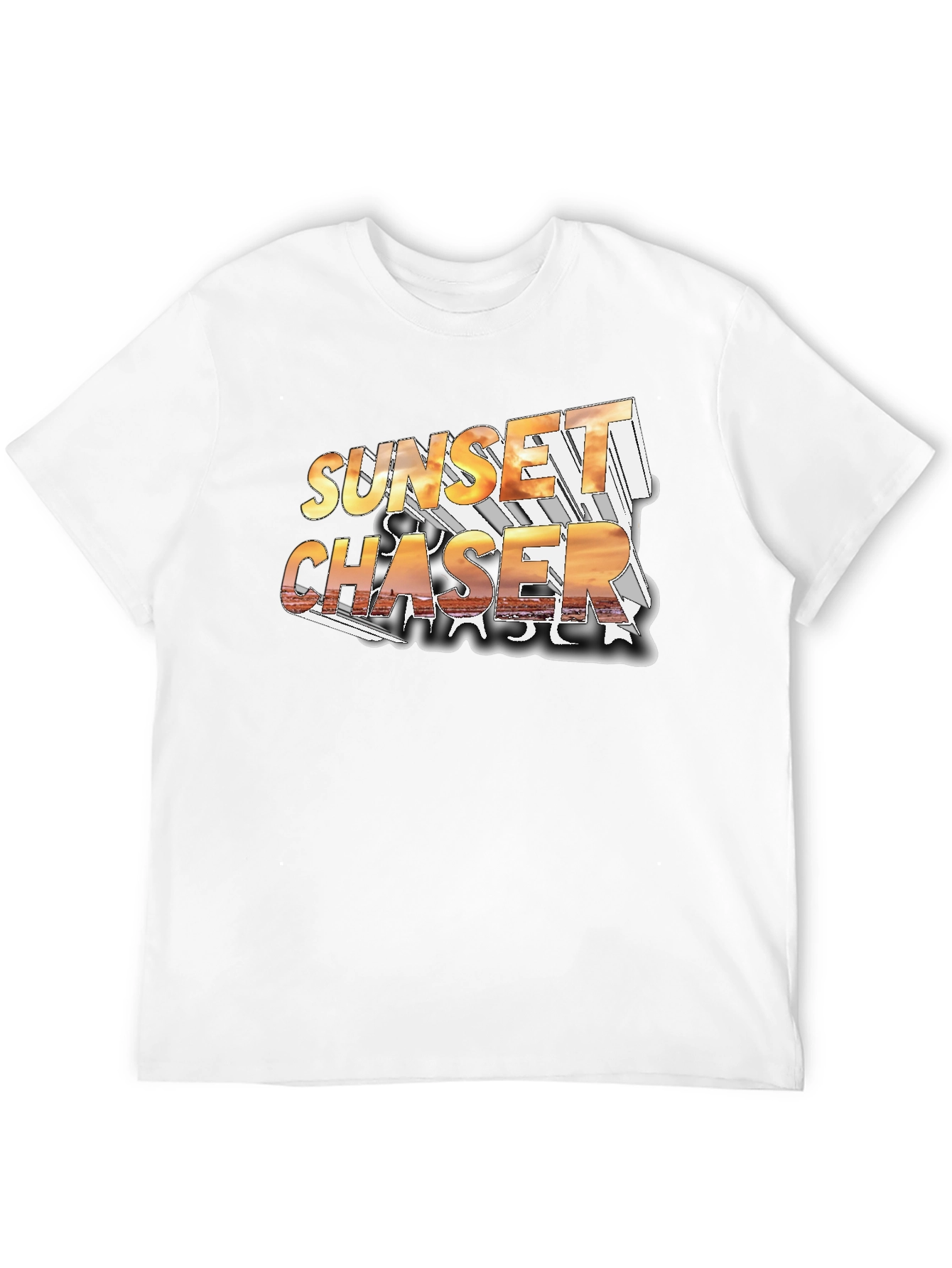 Black Sunset Chaser Black Graphic Tee view 12