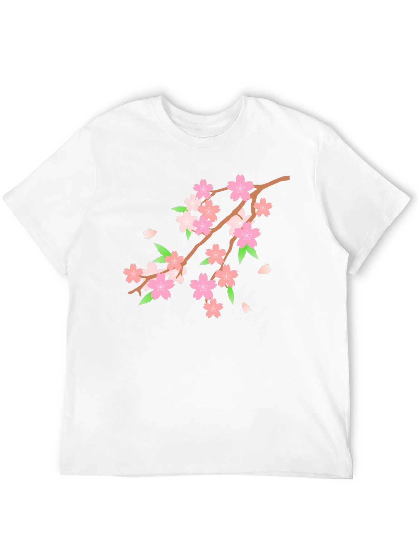 Black Cherry Blossom T-Shirt - Black Floral Tee view 12