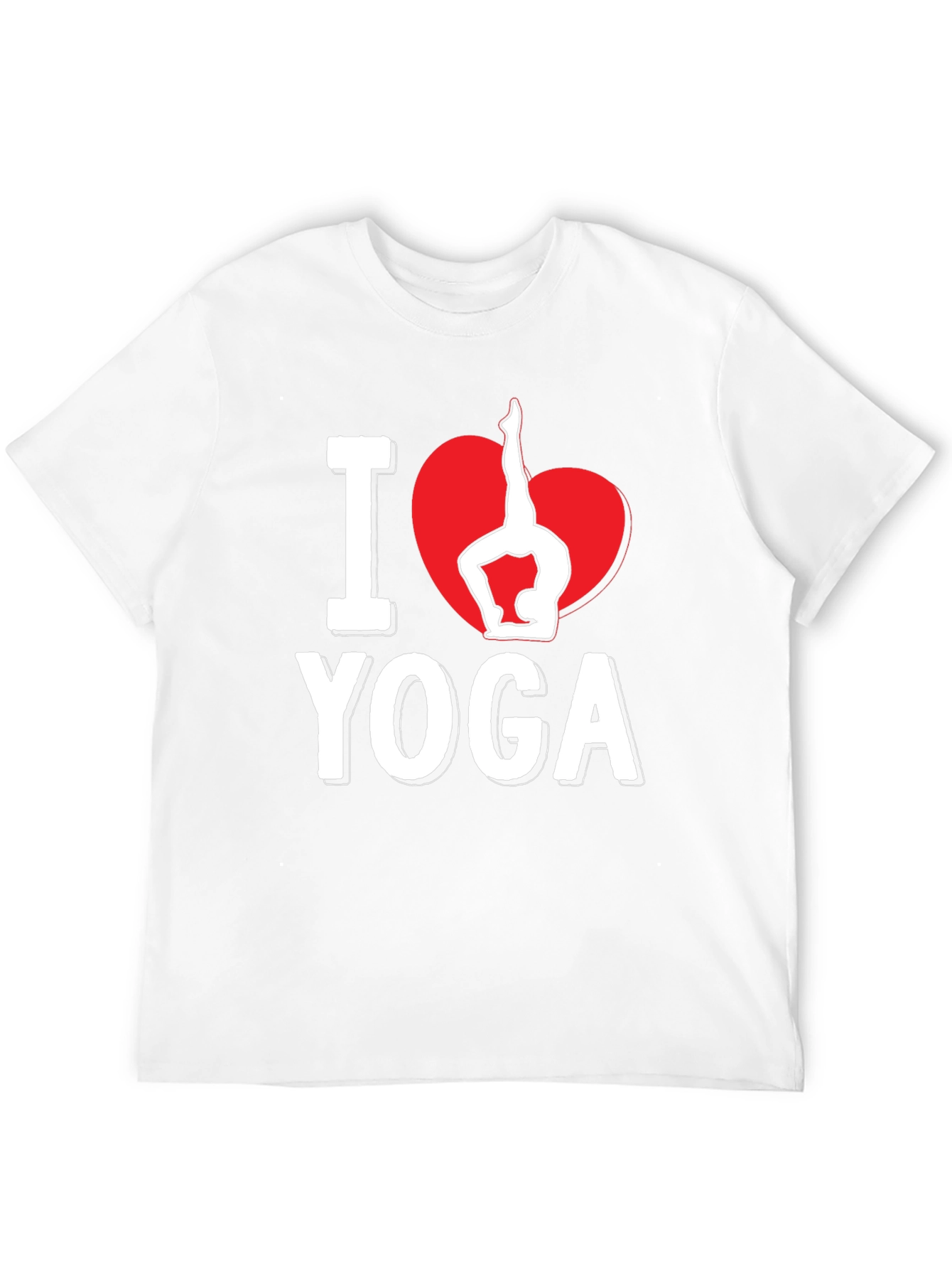 Black I Heart Yoga Black Graphic Tee view 12
