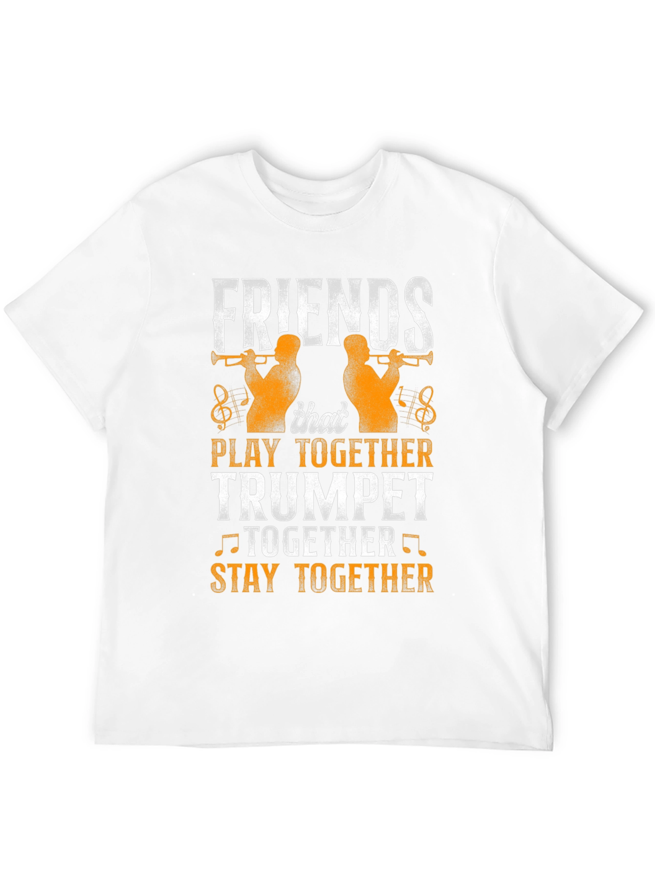 Black Friends Trumpet Player Graphic Tee view 12