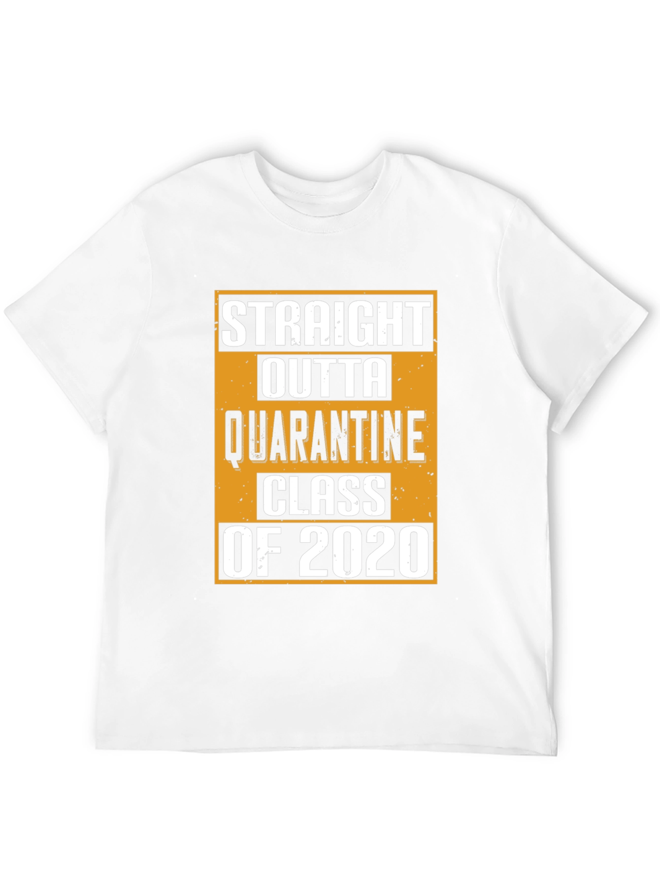 Black Straight Outta Quarantine Class of 2020 T-Shirt view 12