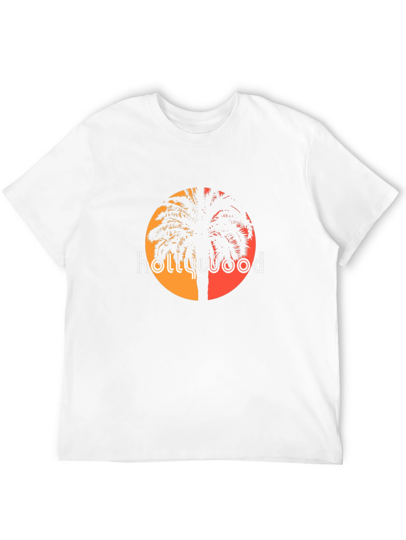 Black Hollywood Palm Tree Graphic Tee - Black T-Shirt view 12