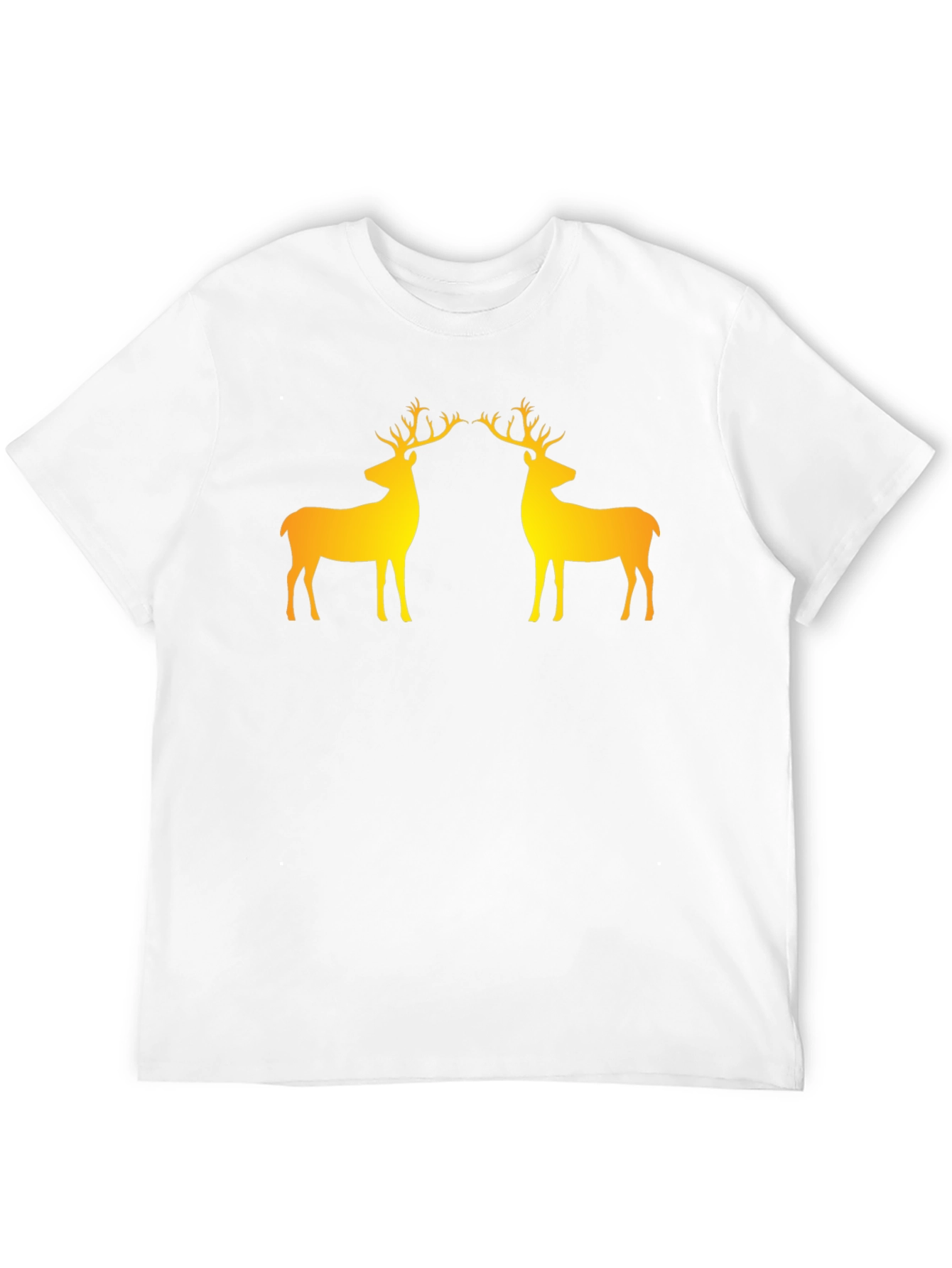 Black Golden Stag Graphic Tee - Black view 12