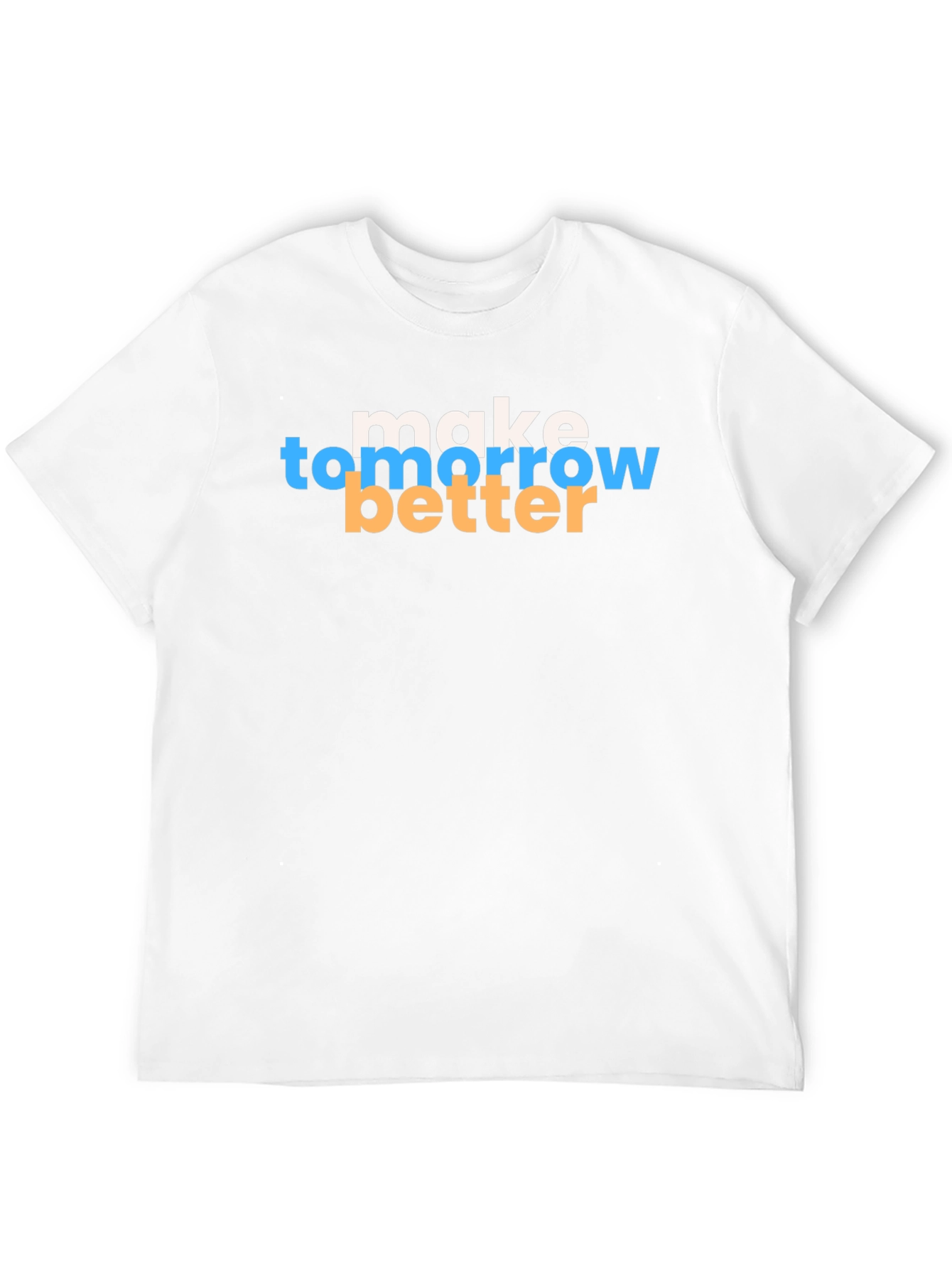 Black Make Tomorrow Better Graphic T-Shirt view 12