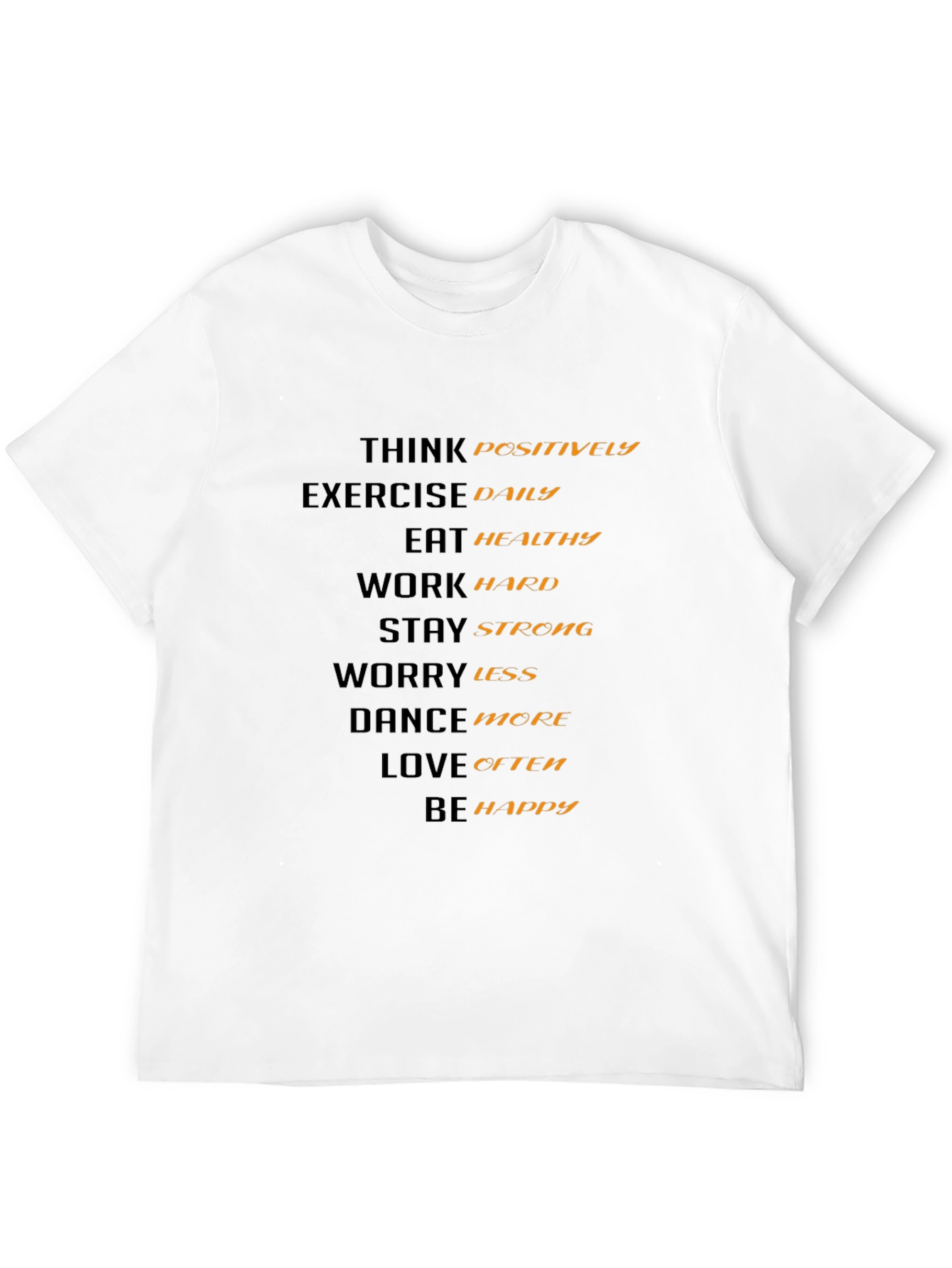 Black Inspirational Quote T-Shirt view 12