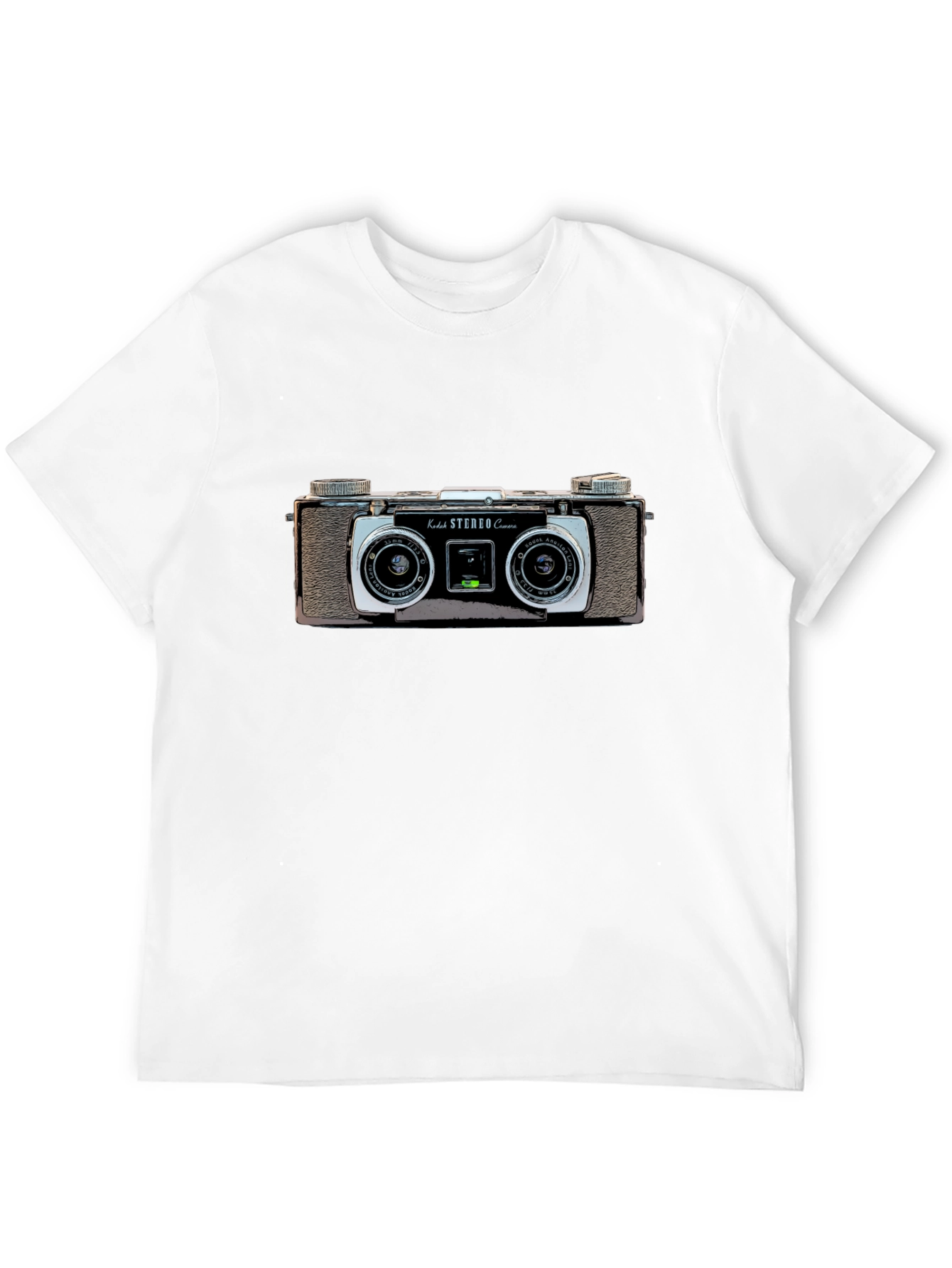 Black Vintage Camera Graphic T-Shirt - Retro Style view 12