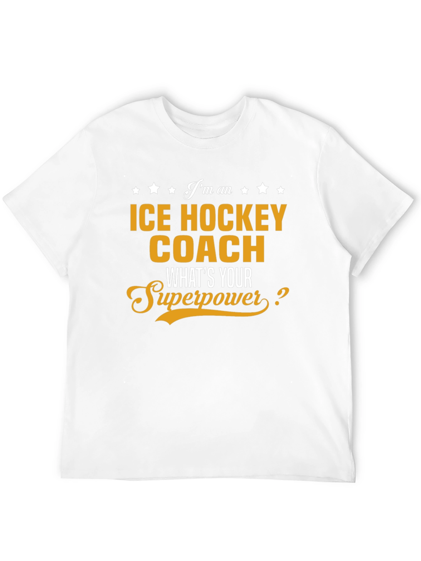Black Ice Hockey Coach Superpower T-Shirt view 12