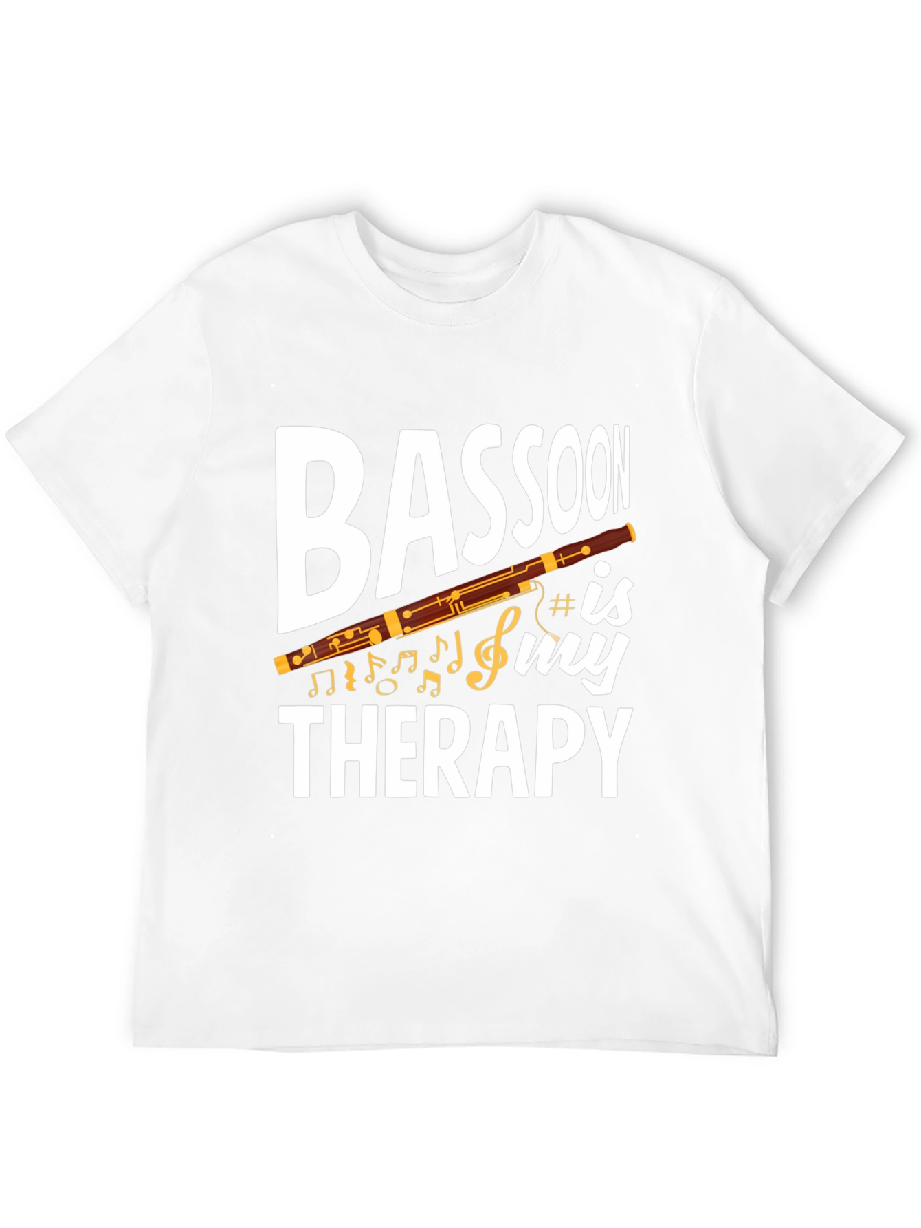 Black Bassoon Therapy Graphic Tee - Music Lover T-Shirt view 12