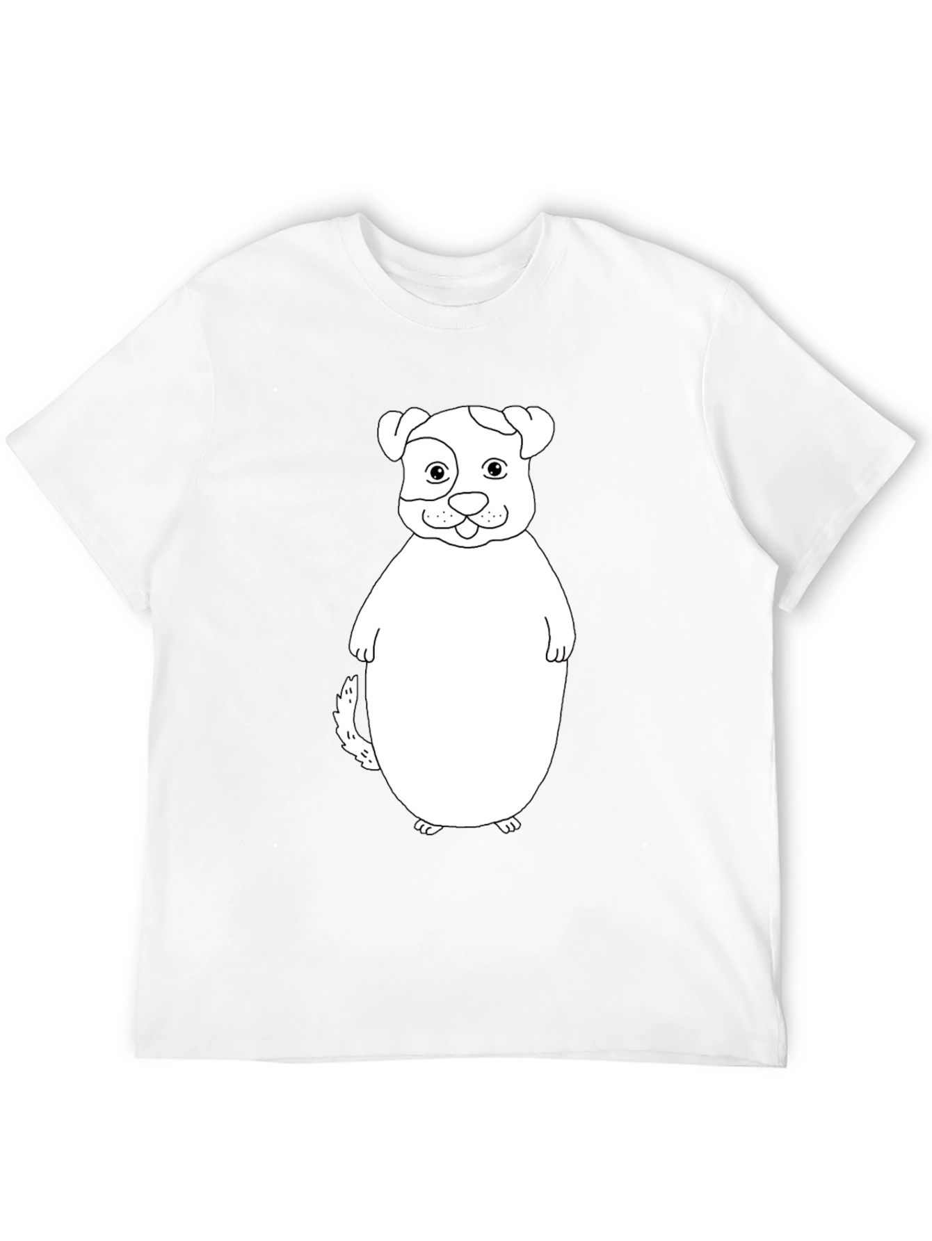 Black Dog Graphic Black T-Shirt view 12