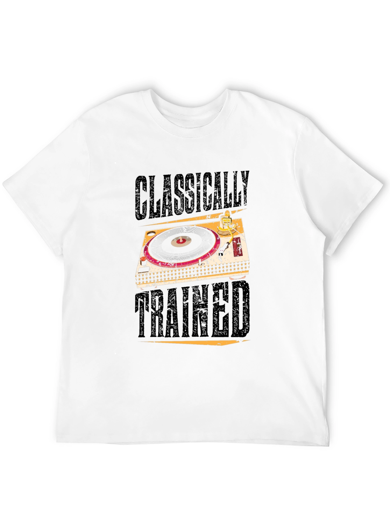 Black Classically Trained DJ Black Graphic Tee view 12