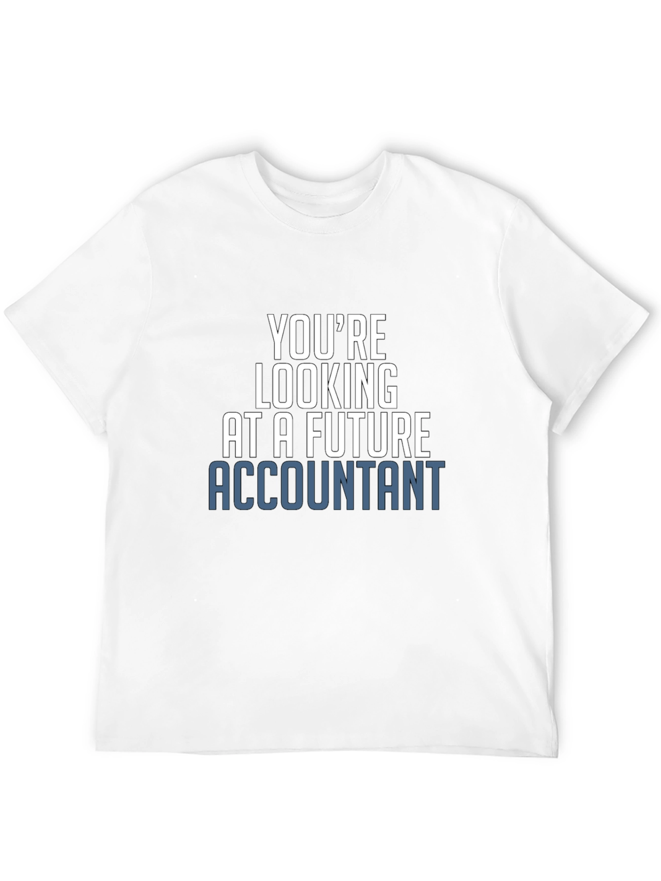Black Future Accountant Novelty T-Shirt view 12