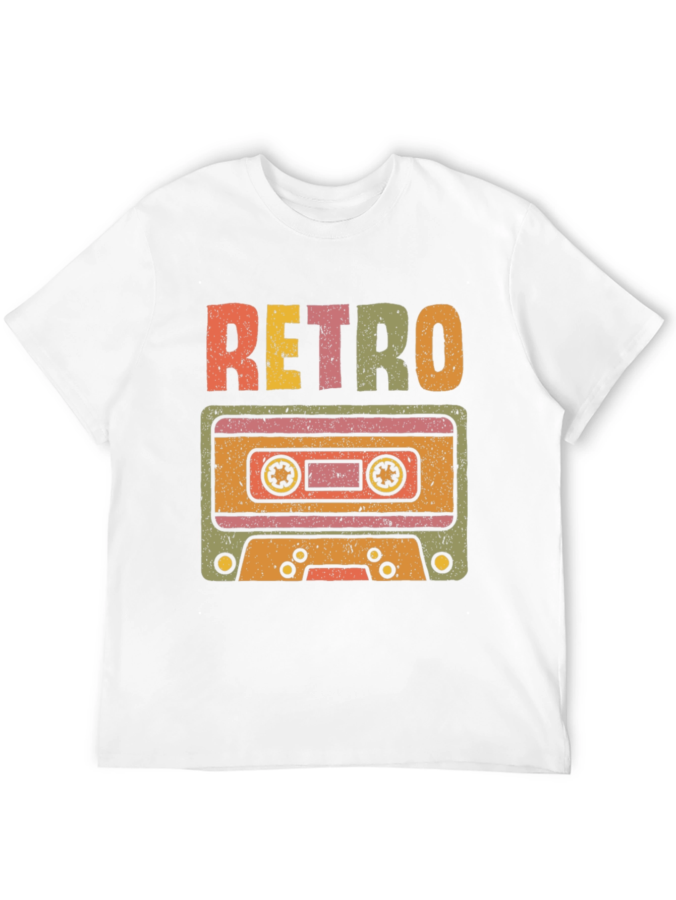 Black Retro Cassette Tape T-Shirt - Vintage Style view 12
