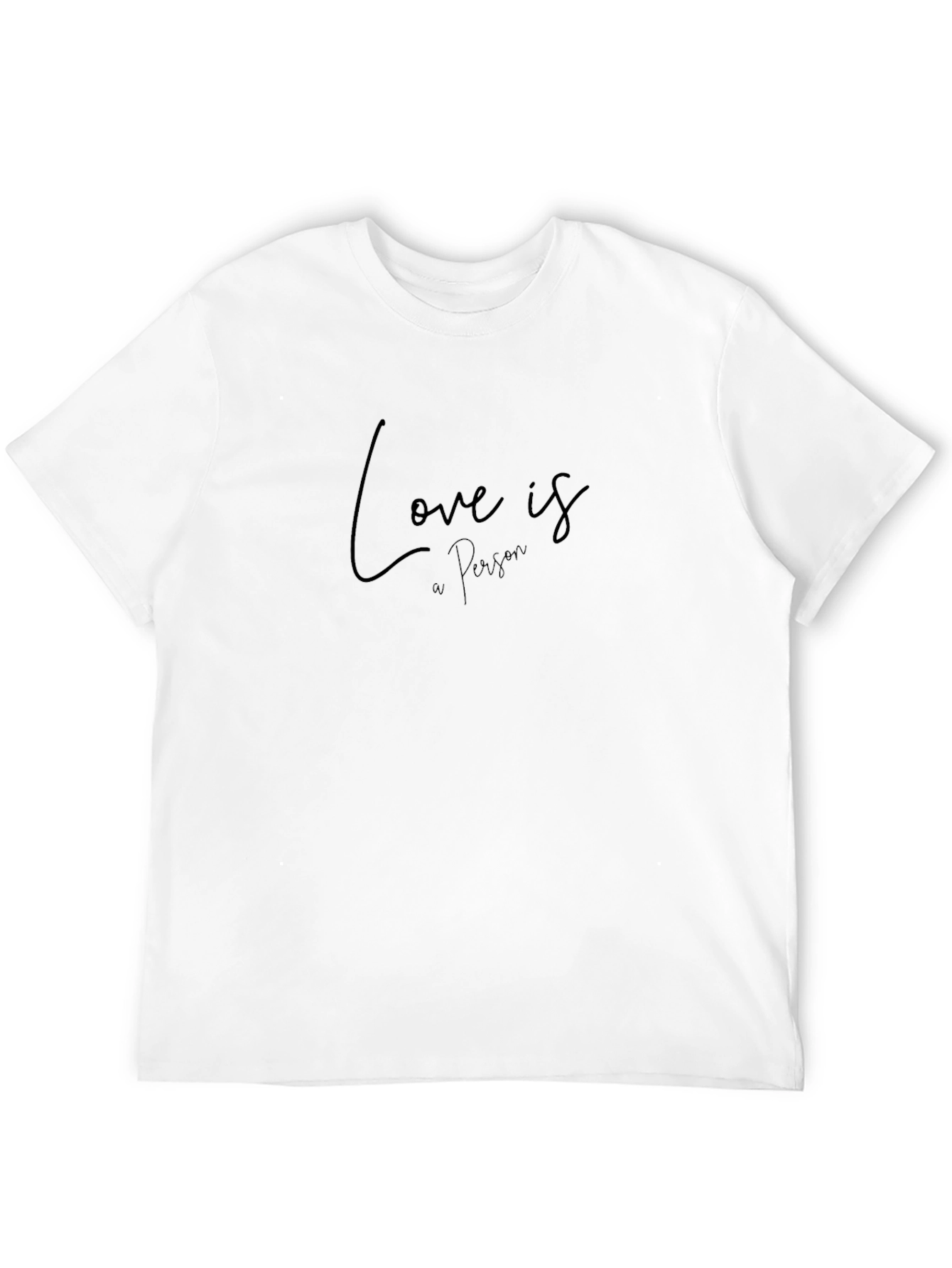 Black Love Is A Person Black Graphic T-Shirt view 12