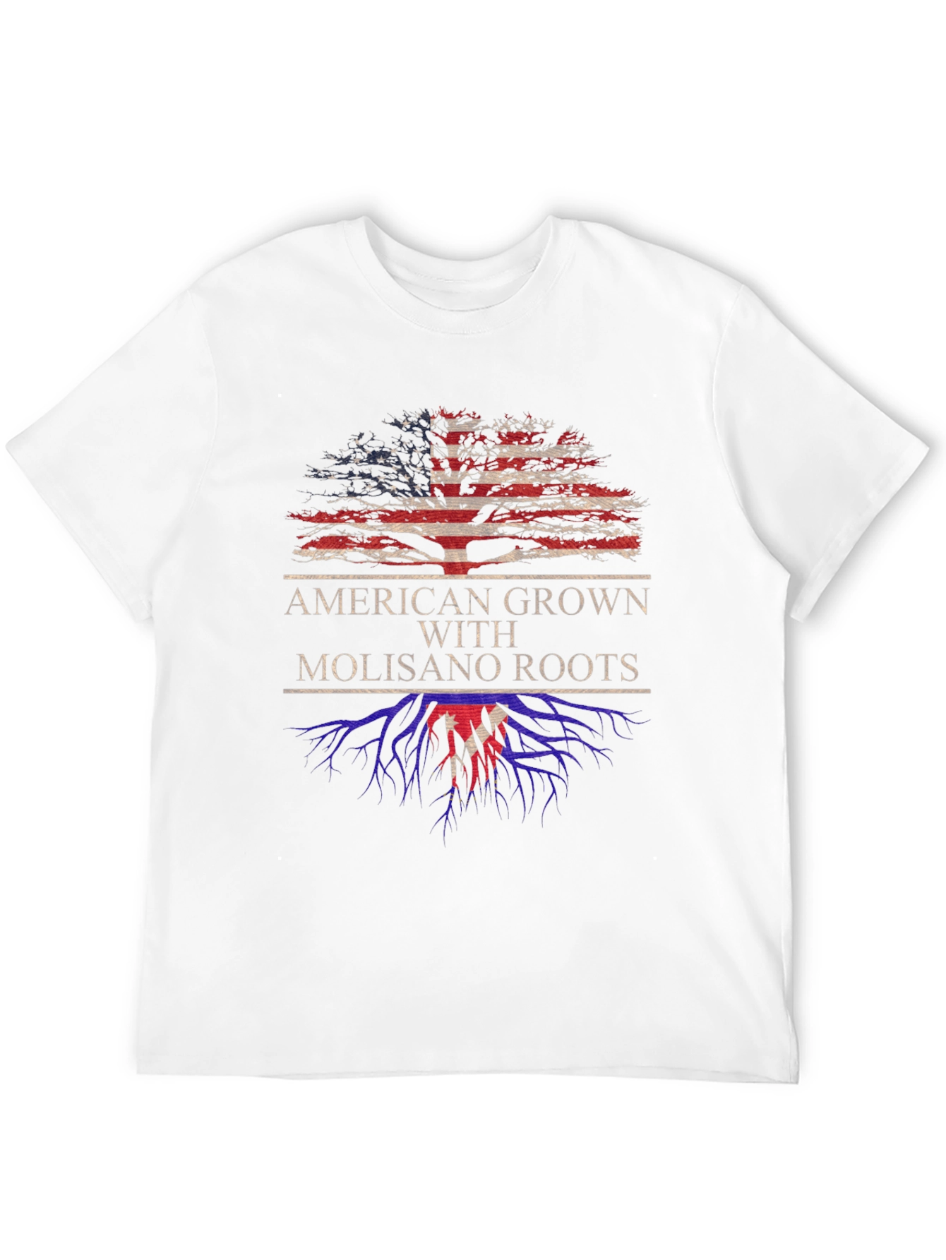 Black American Grown Molise Roots T-Shirt view 12
